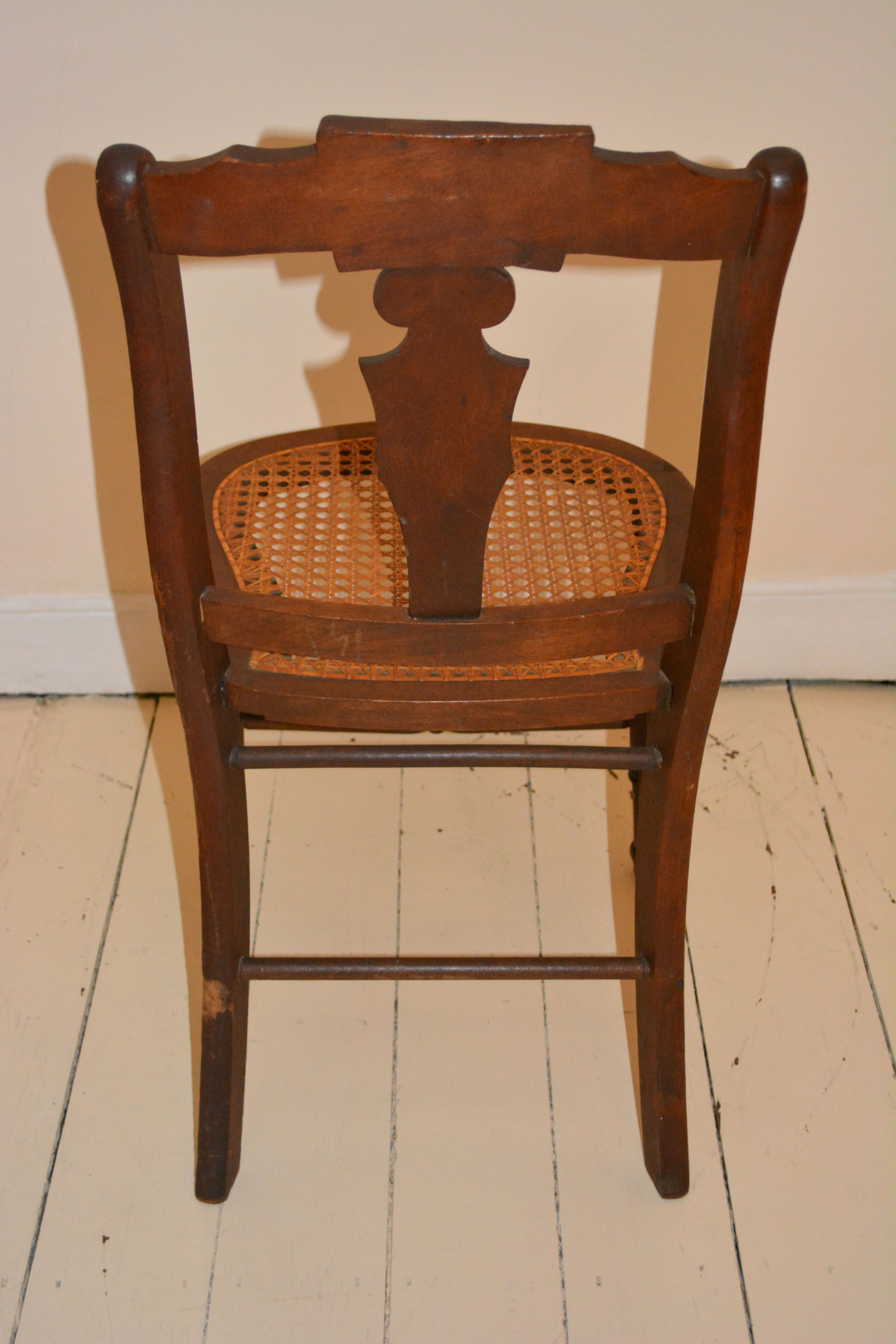 Late 19th Century Victorian Caned Side Chair