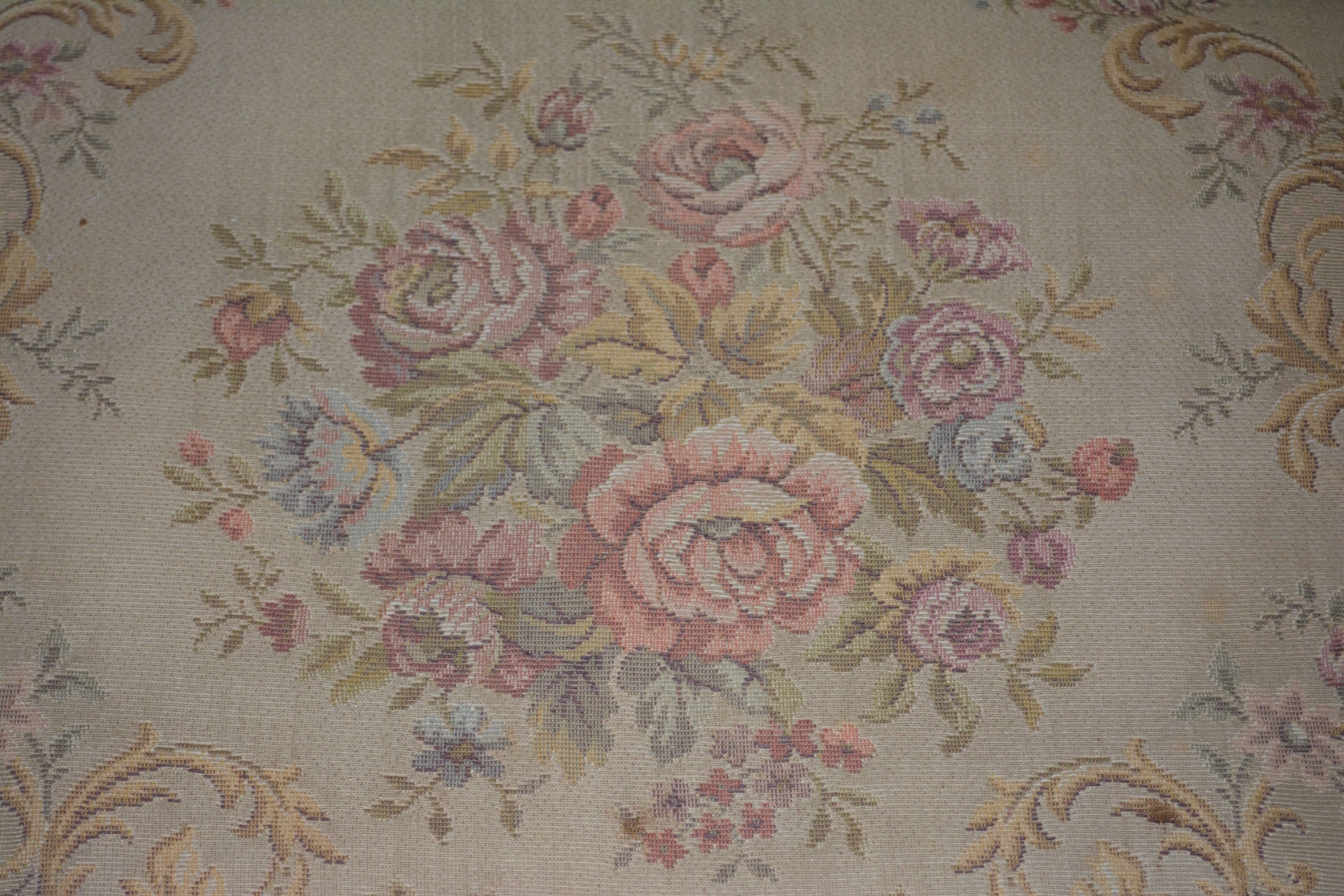 Vintage Provincial Louis XV Style Fauteuil