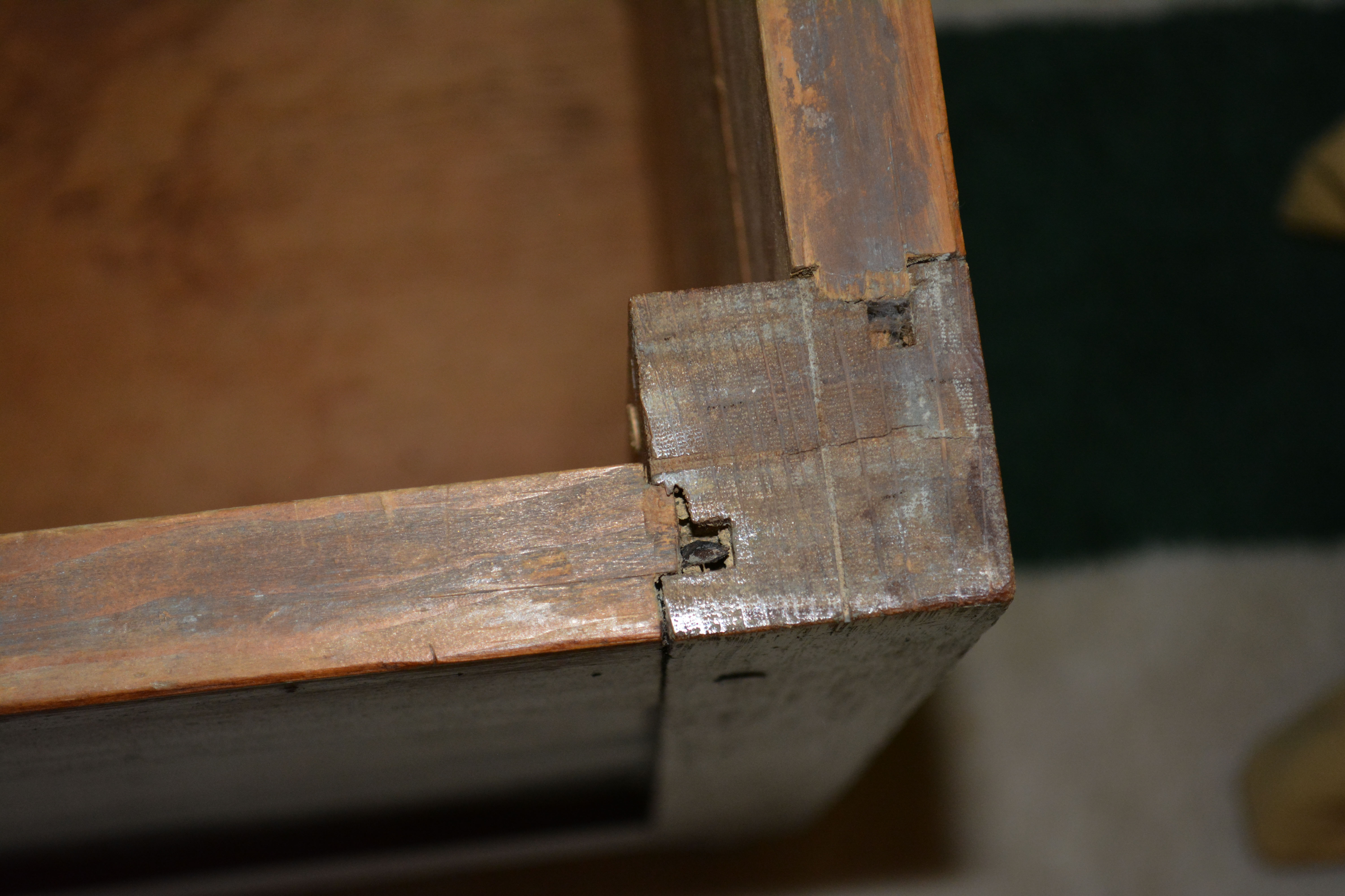 Circa 1820-40 Pine Blanket Chest