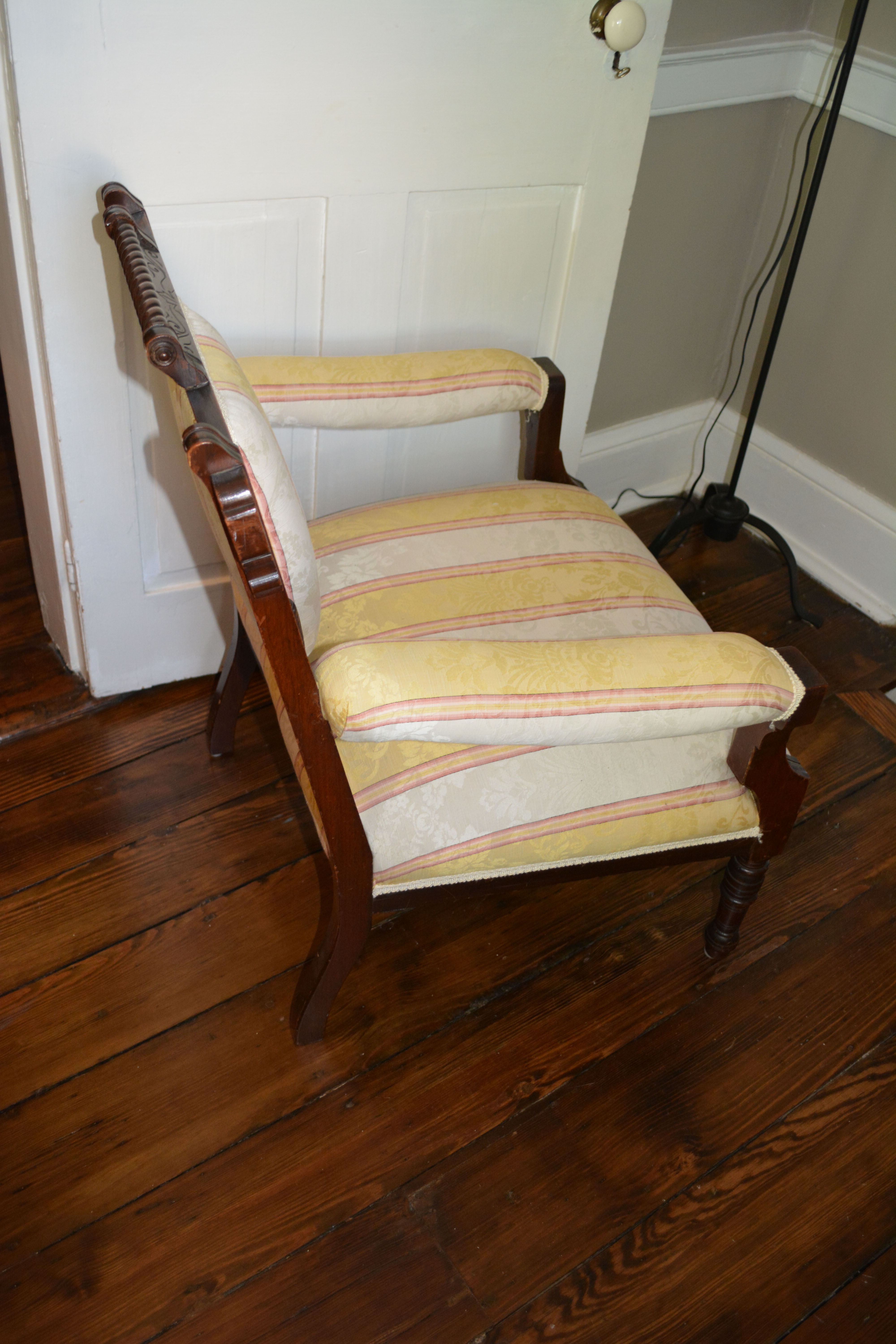 Late 19th Century Victorian Eastlake Parlor Chair