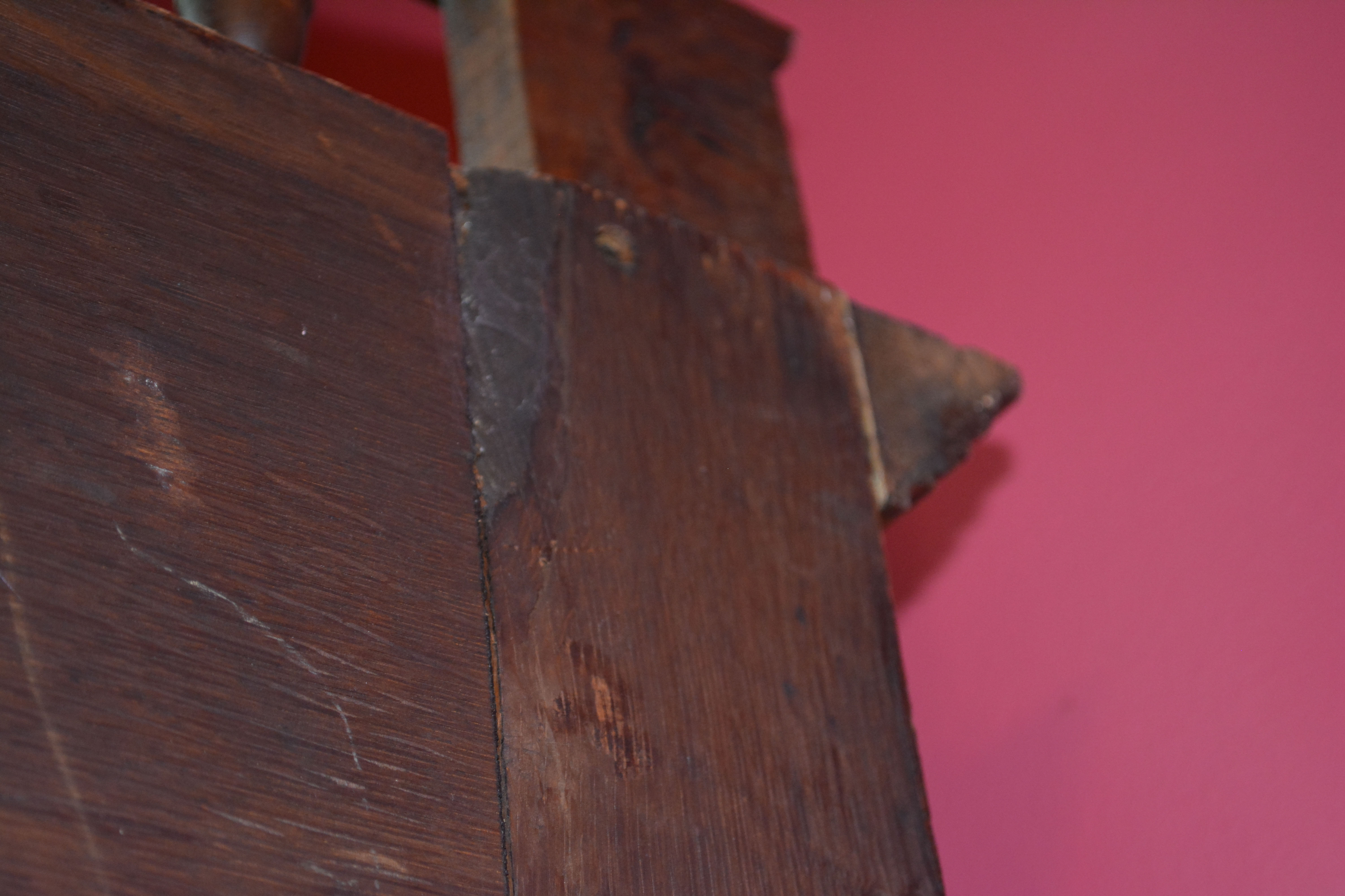 Circa 1900 Oak Mirrored Hall Tree