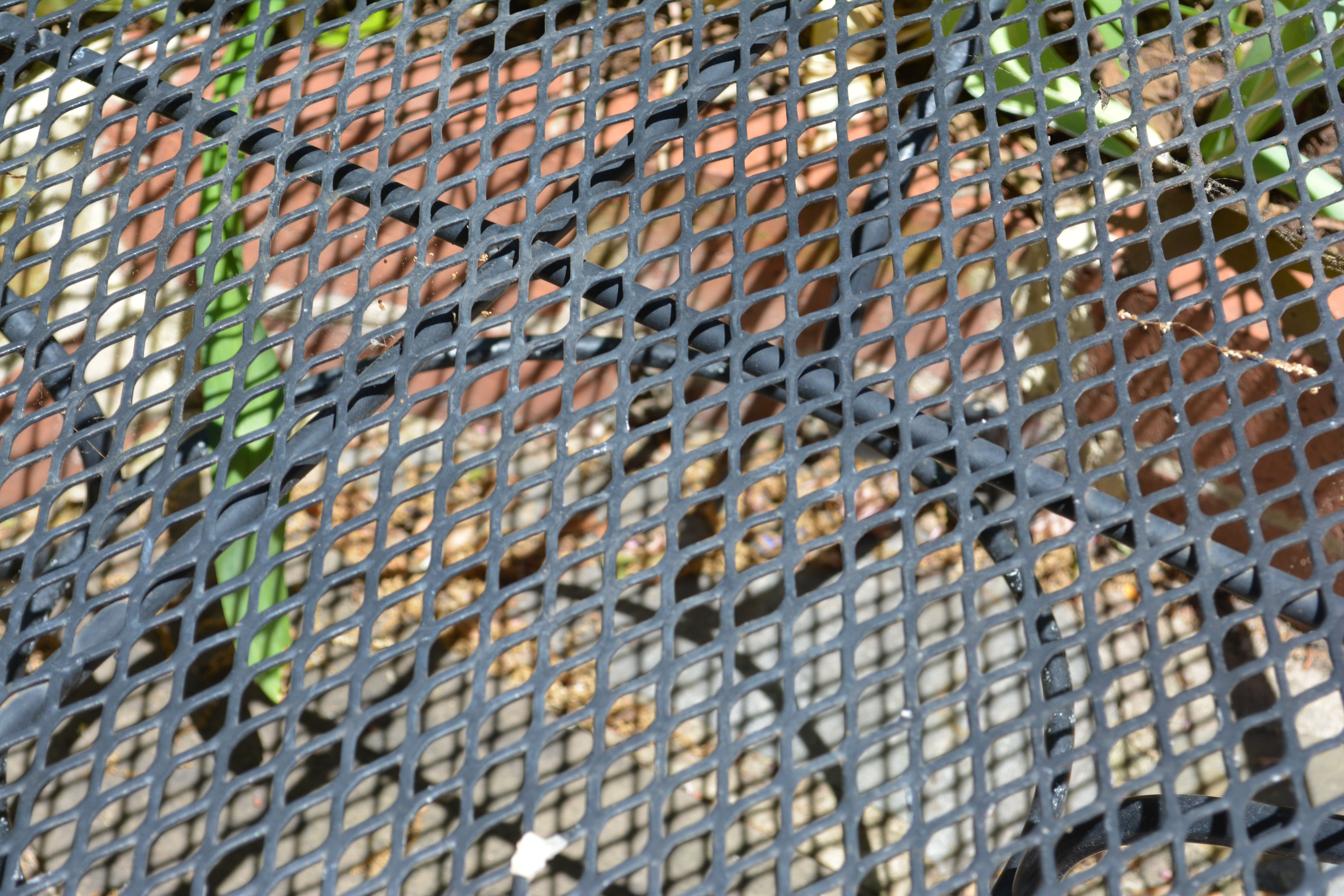 Black Patio Occasional Table