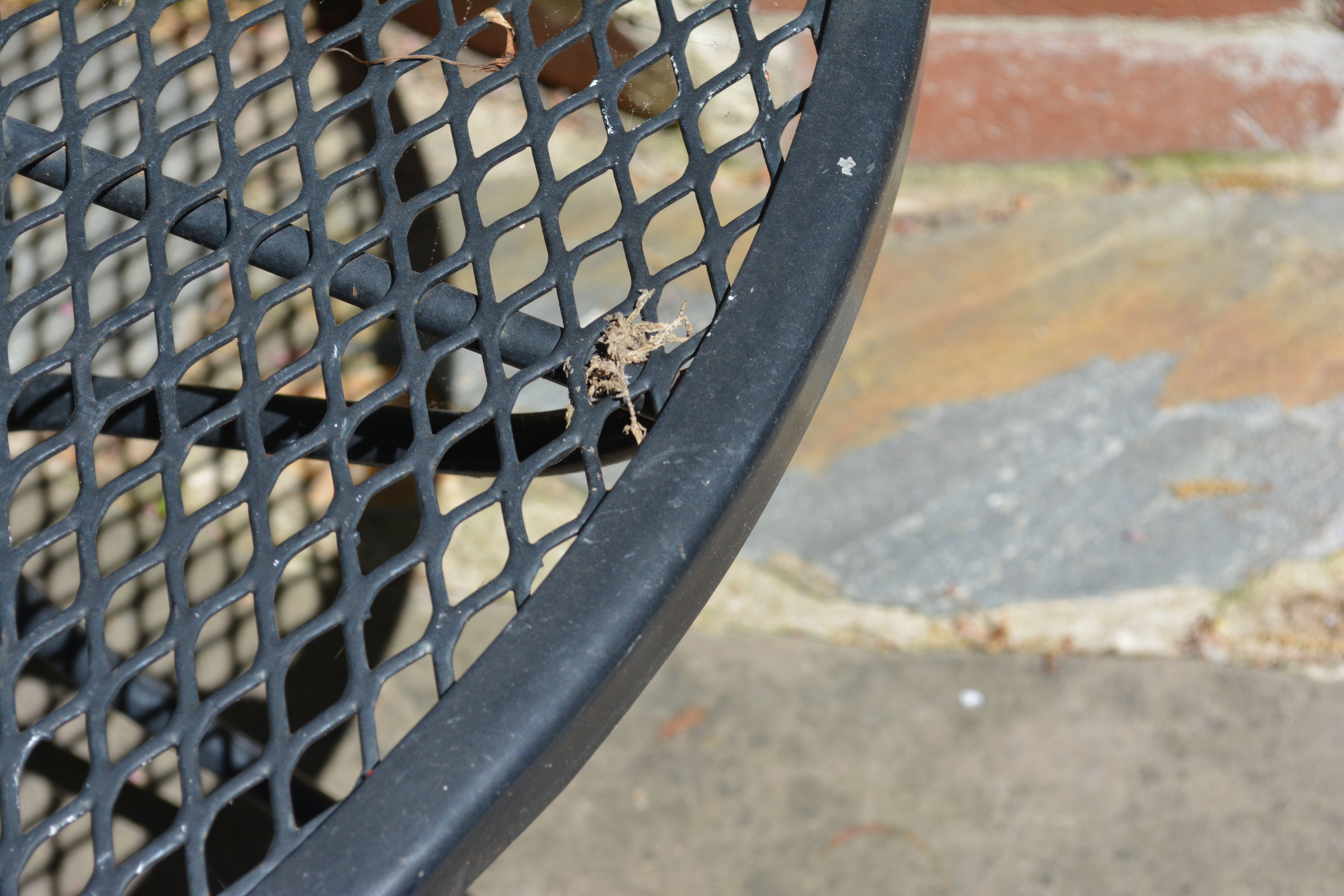 Black Patio Occasional Table