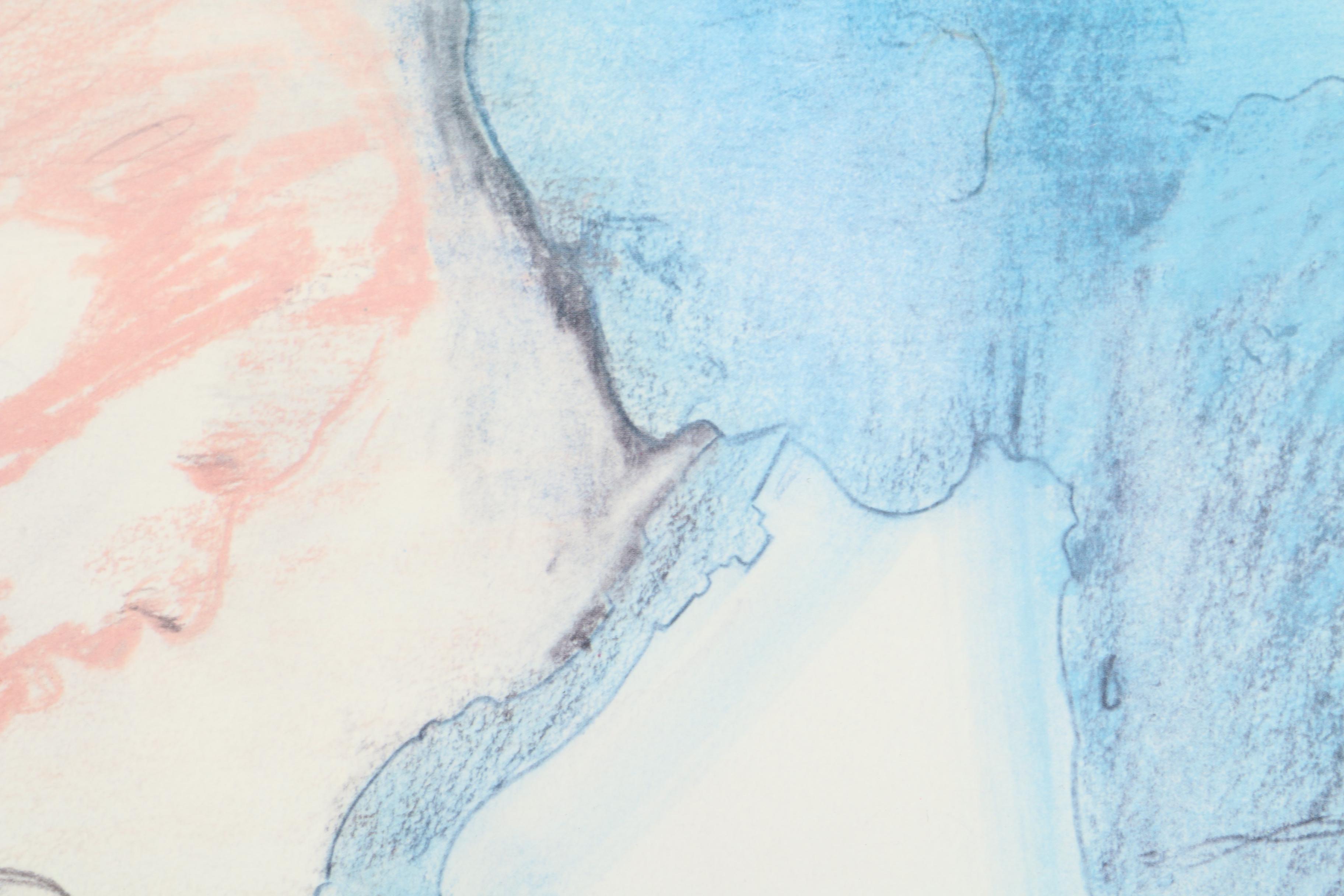 Framed Offset Lithograph Poster for The East Thirteenth Street Band Signed by Larry Rivers