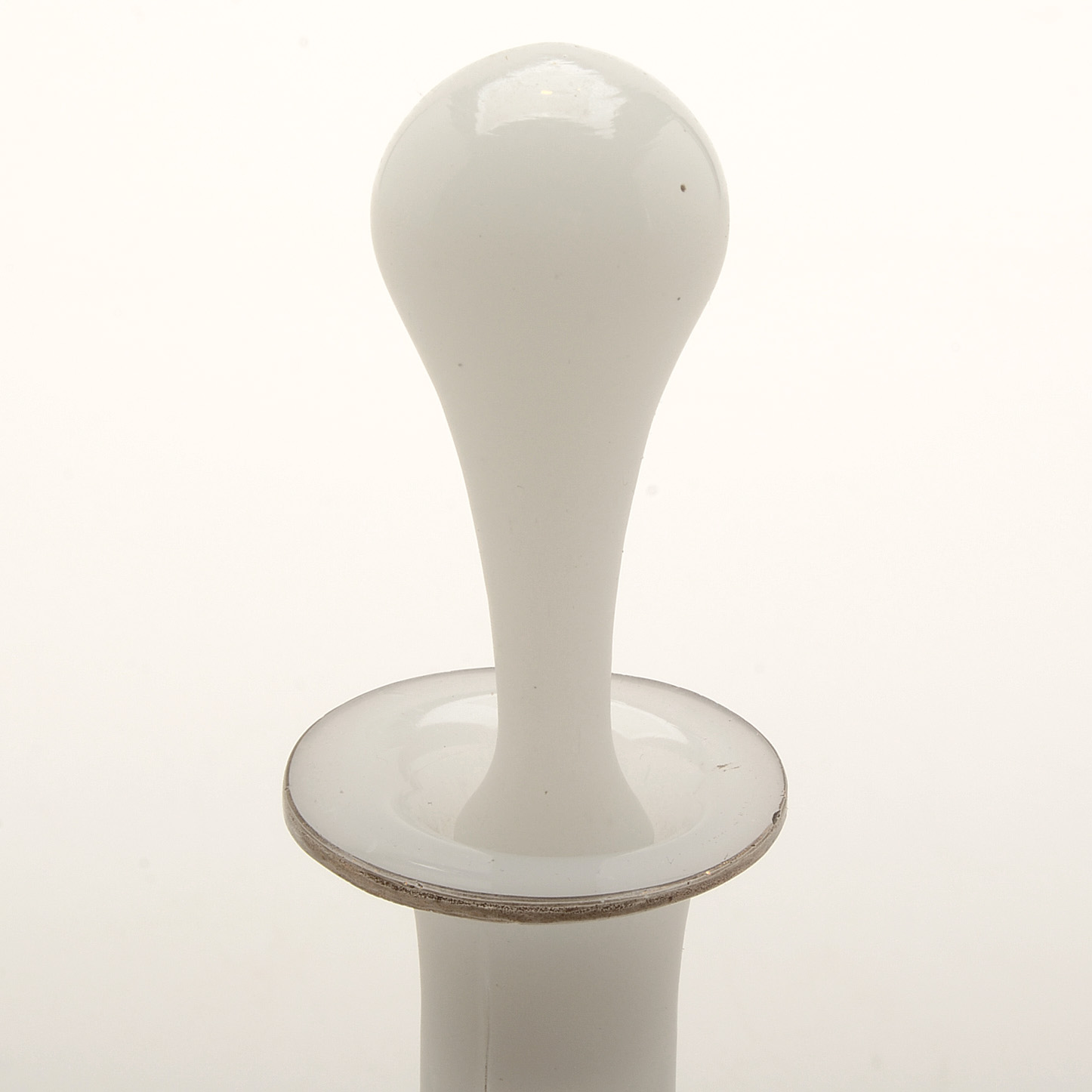 Pair of Antique Bristol Glass Barber Decanters with Stoppers