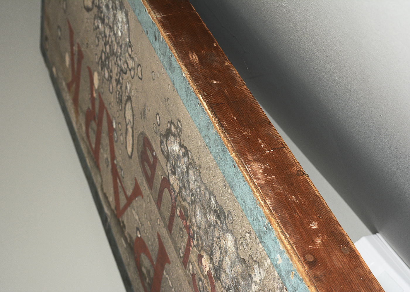 Vintage Oversized Lebanon, Indiana Country Club Park Sign