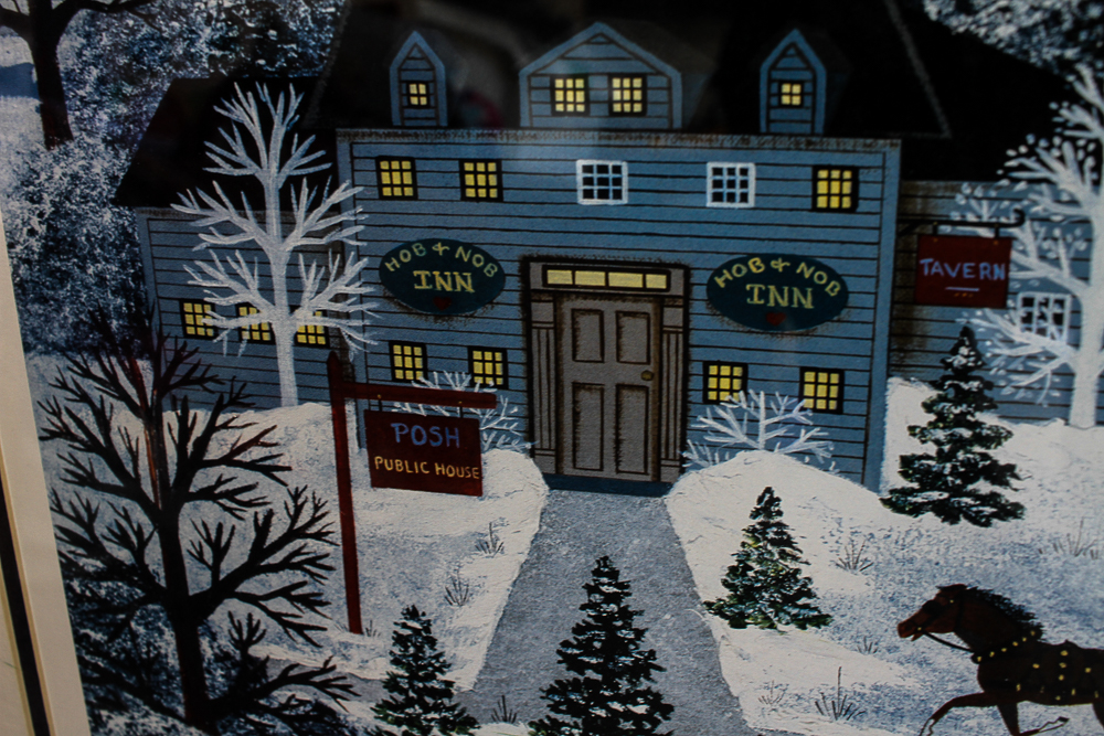 Jane Wooster Scott Limited Edition Offset Lithograph "Doc's Race With the Stork"