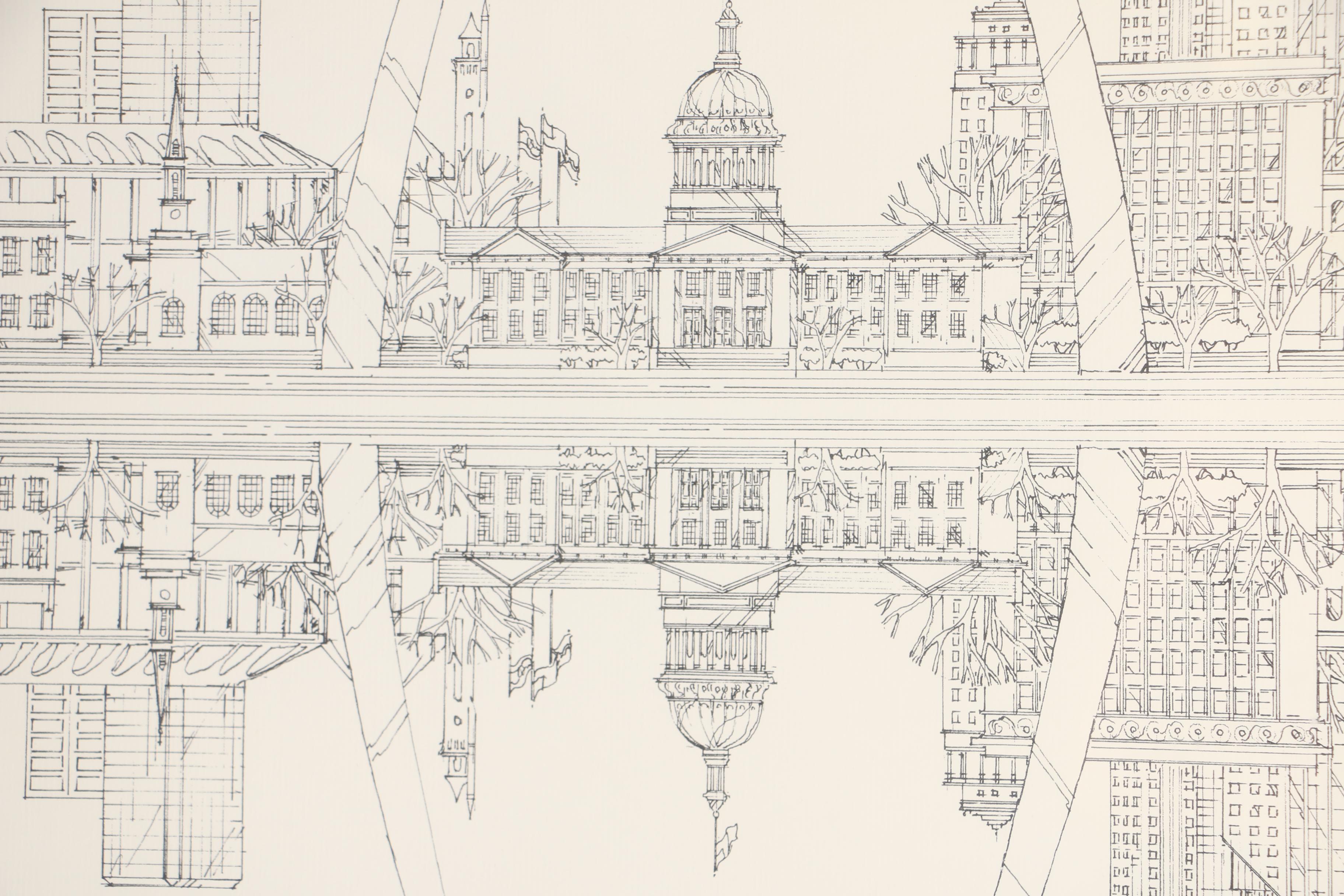 1996 John Pils Hand Colored Lithographs "Reflections of St. Louis"