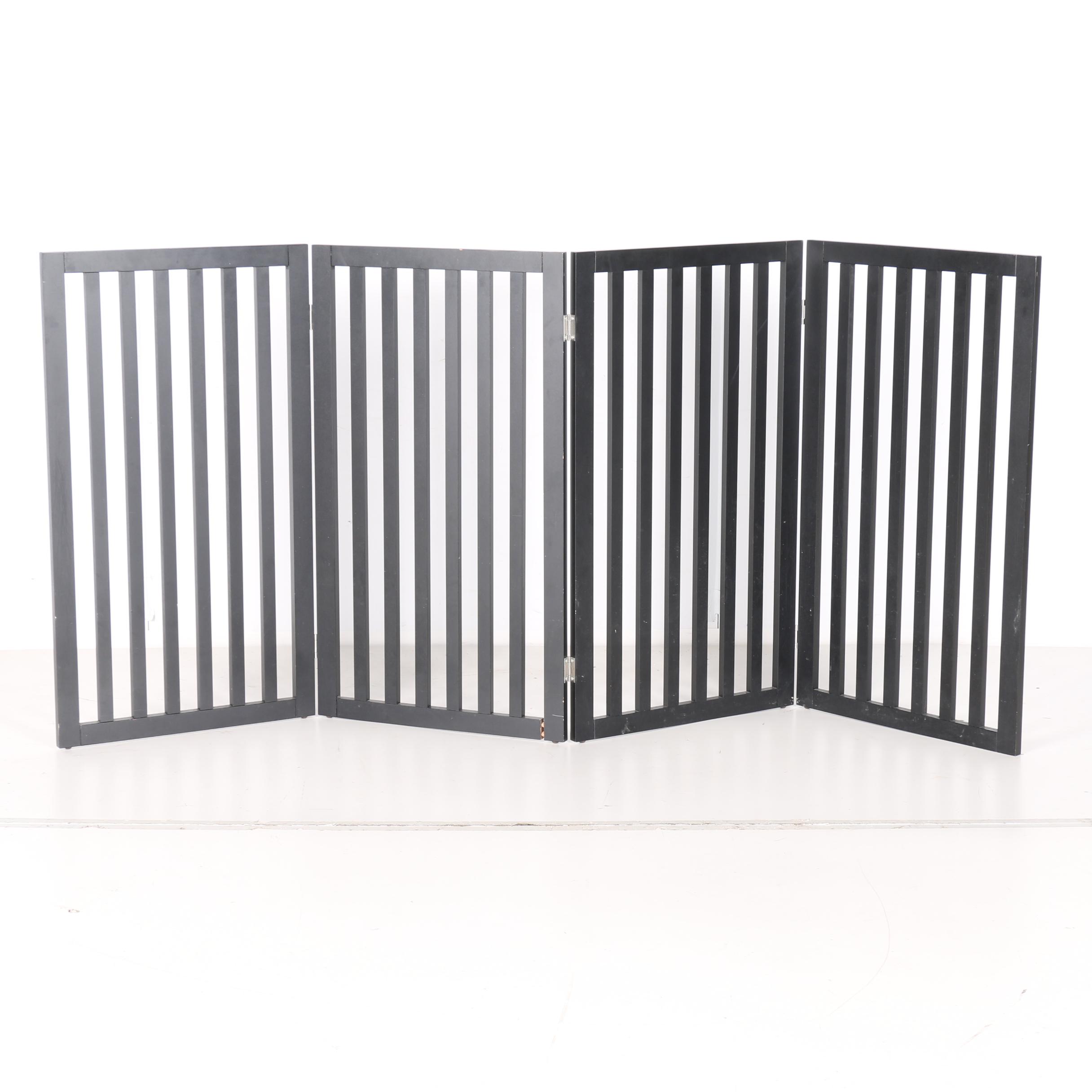 Wooden Accordion Gate