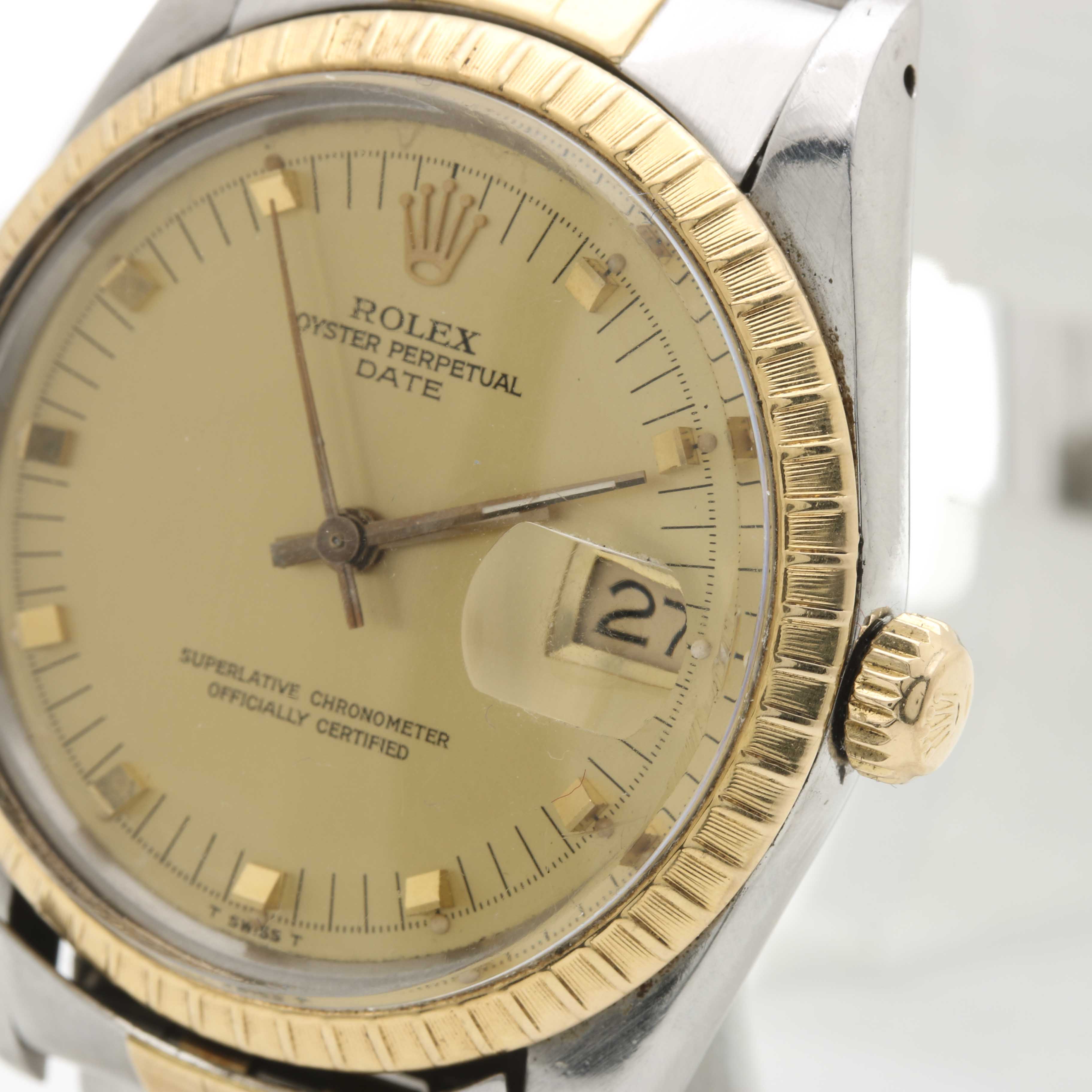 Rolex Stainless Steel and 18K Gold Watch