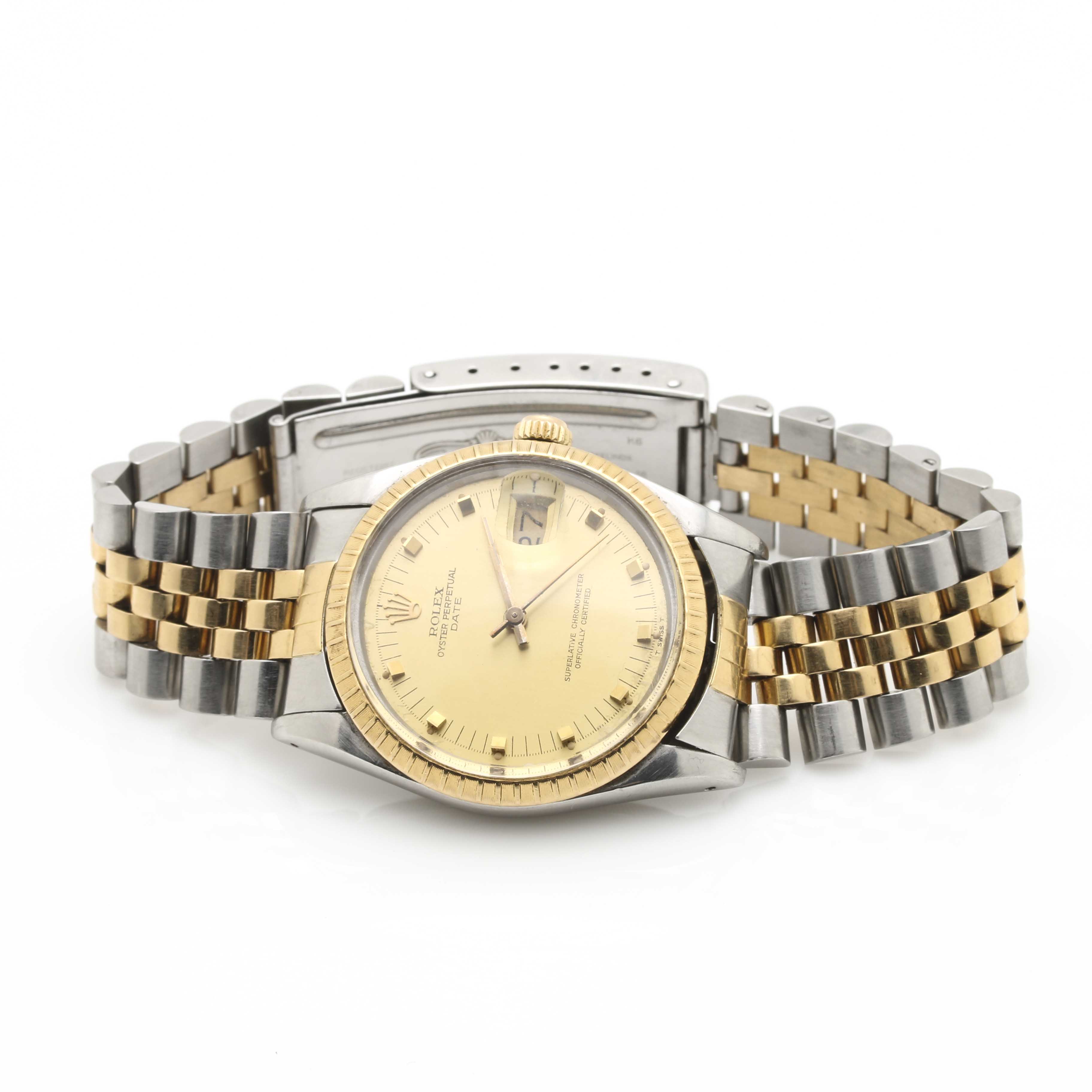 Rolex Stainless Steel and 18K Gold Watch