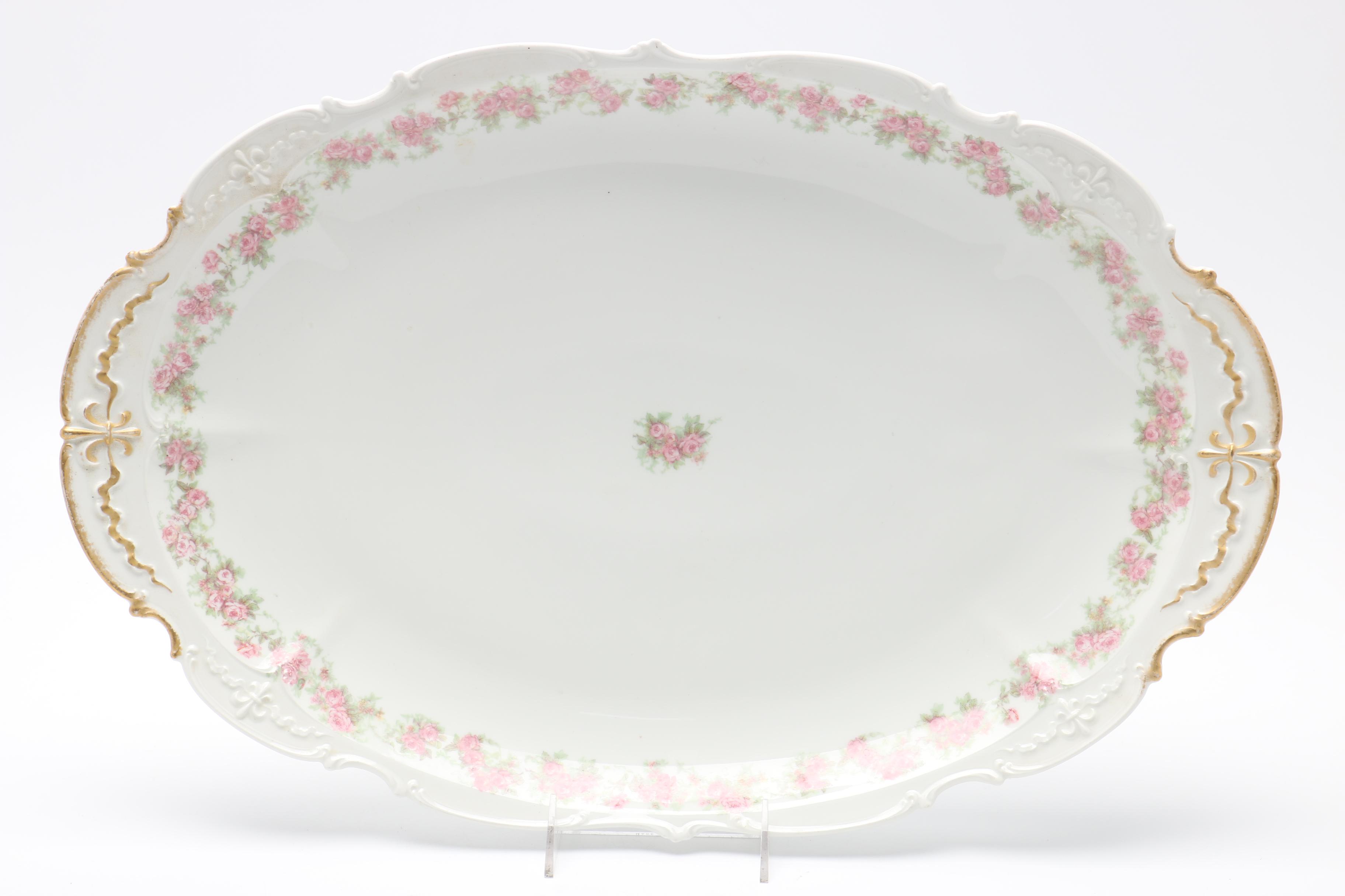 Haviland Limoges Porcelain Floral Dishes