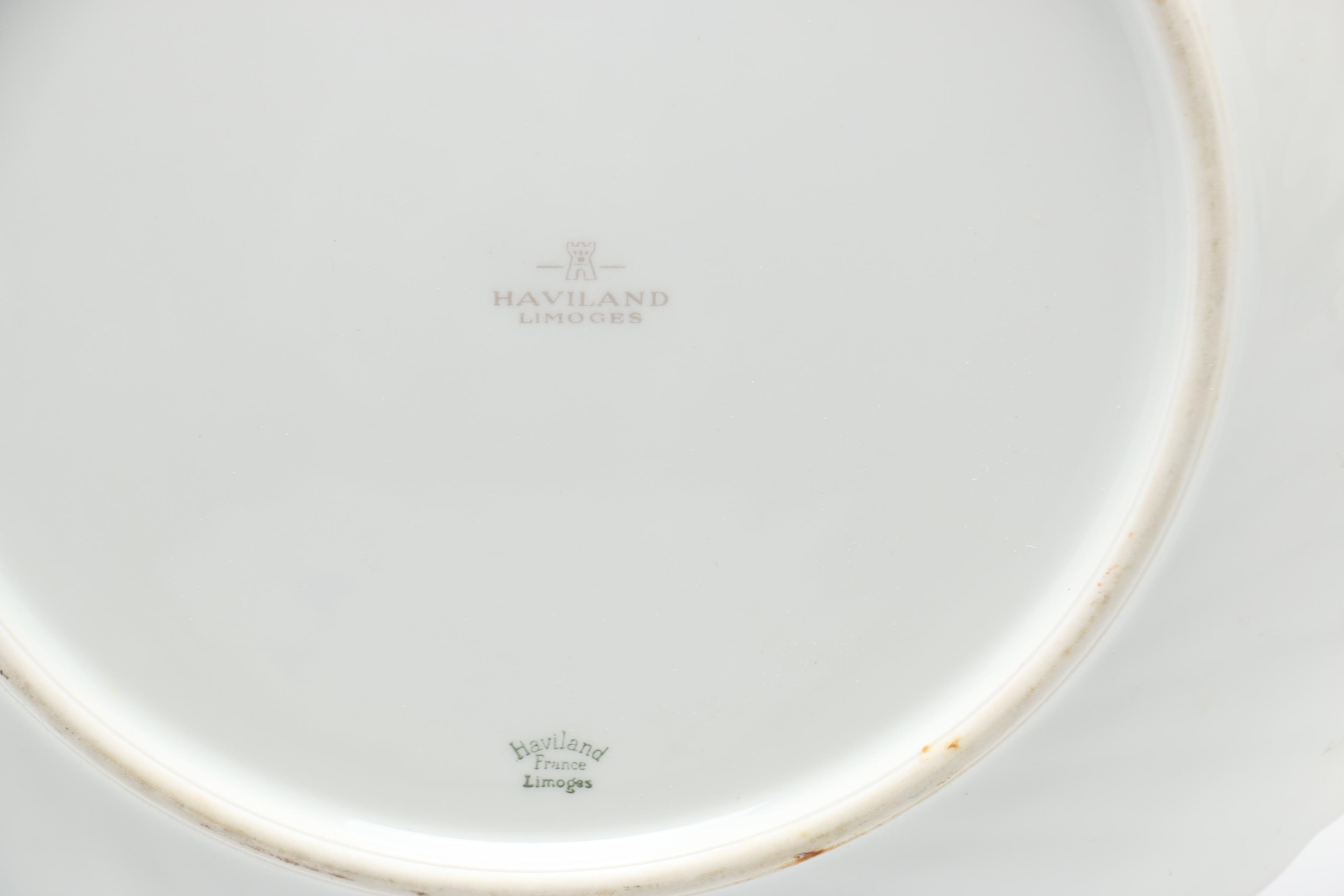 Haviland Limoges Porcelain Floral Dishes