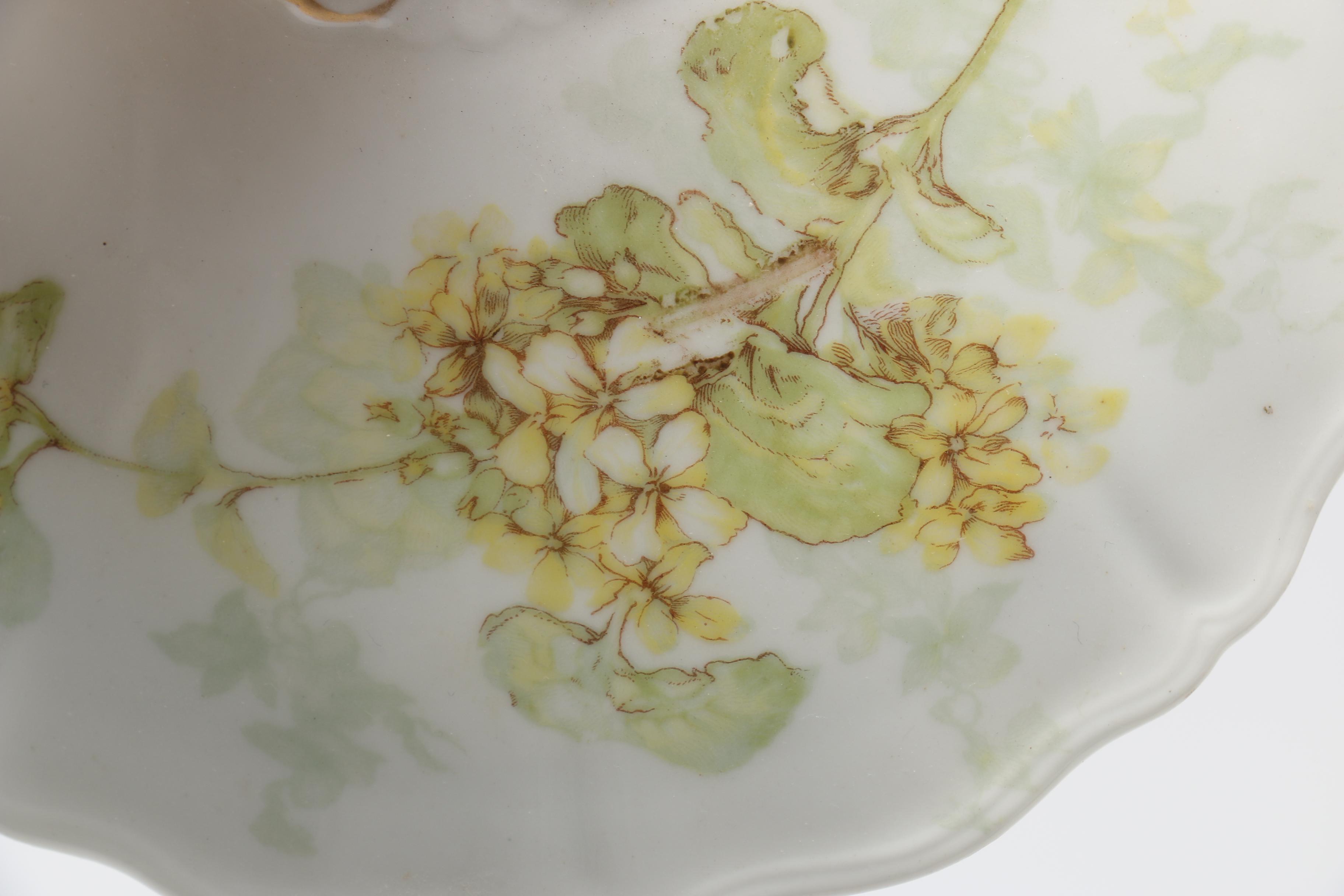 Haviland Limoges Porcelain Floral Dishes