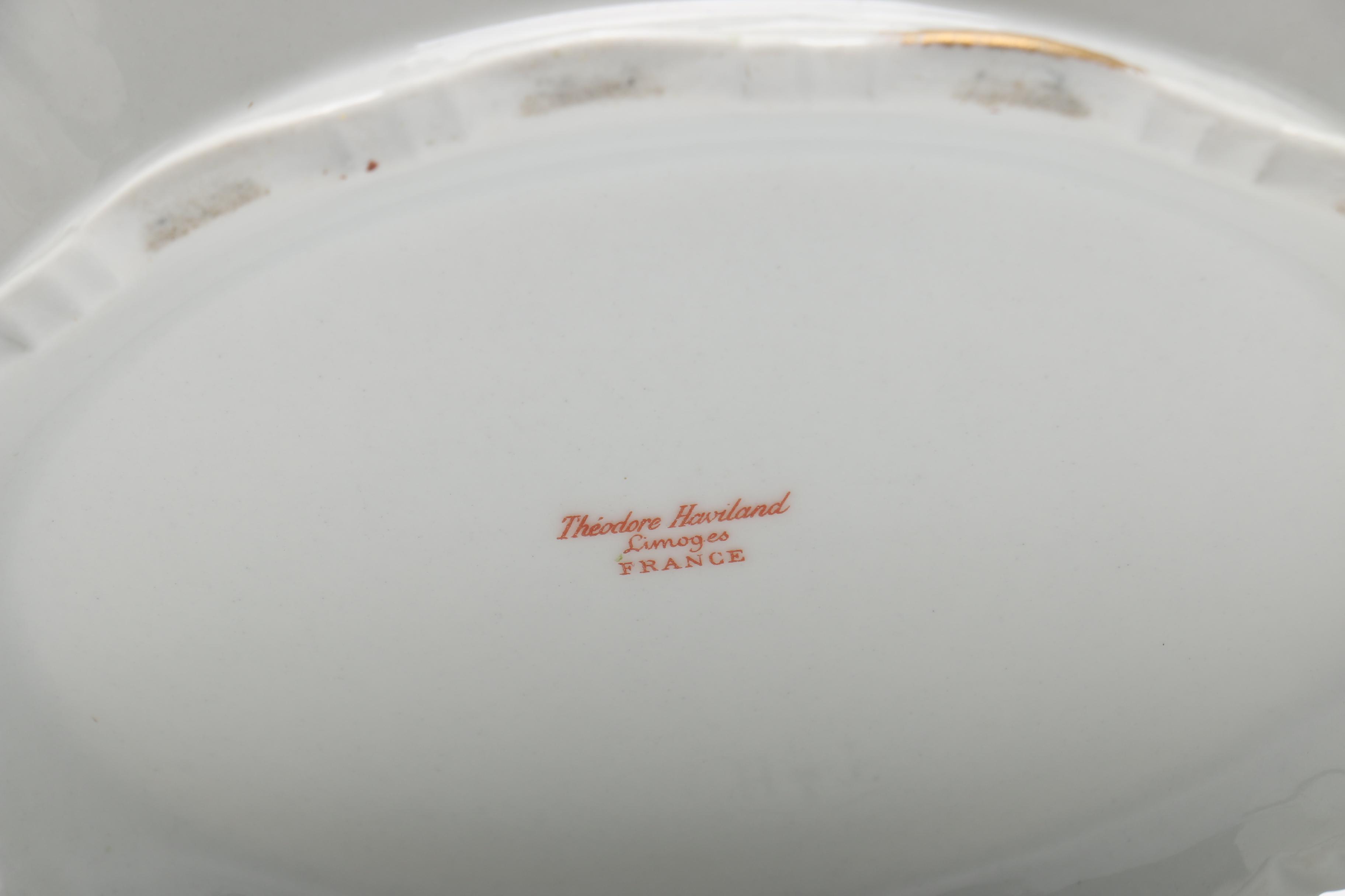 Haviland Limoges Porcelain Floral Dishes