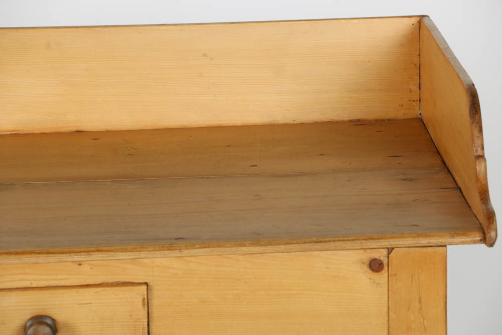 19th Century Provincial Yellow Pine Sideboard