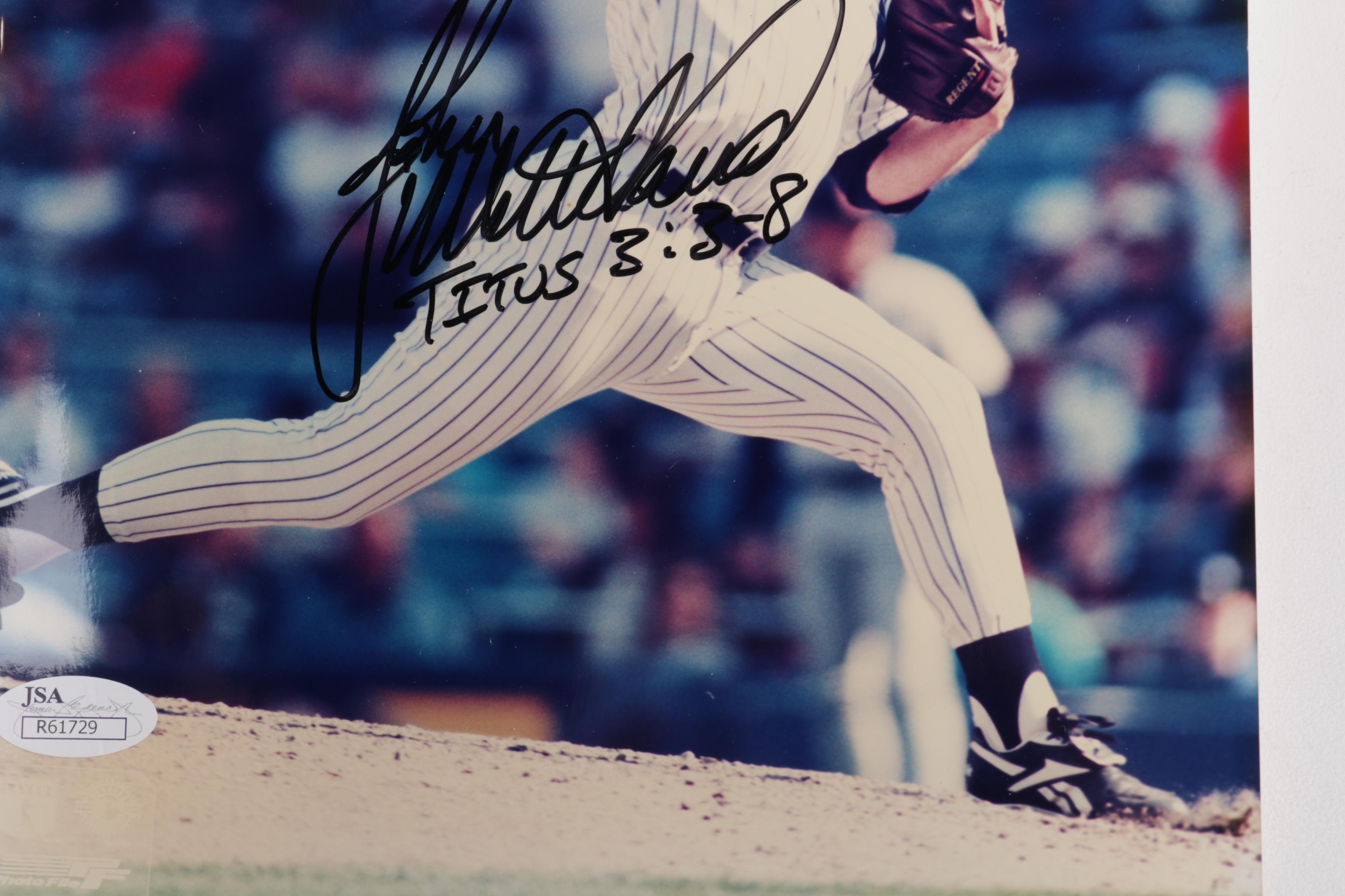 Autographed Photograph of John Wetteland