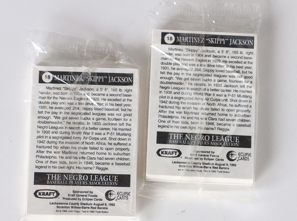 Negro League Baseball Cards and Postcards