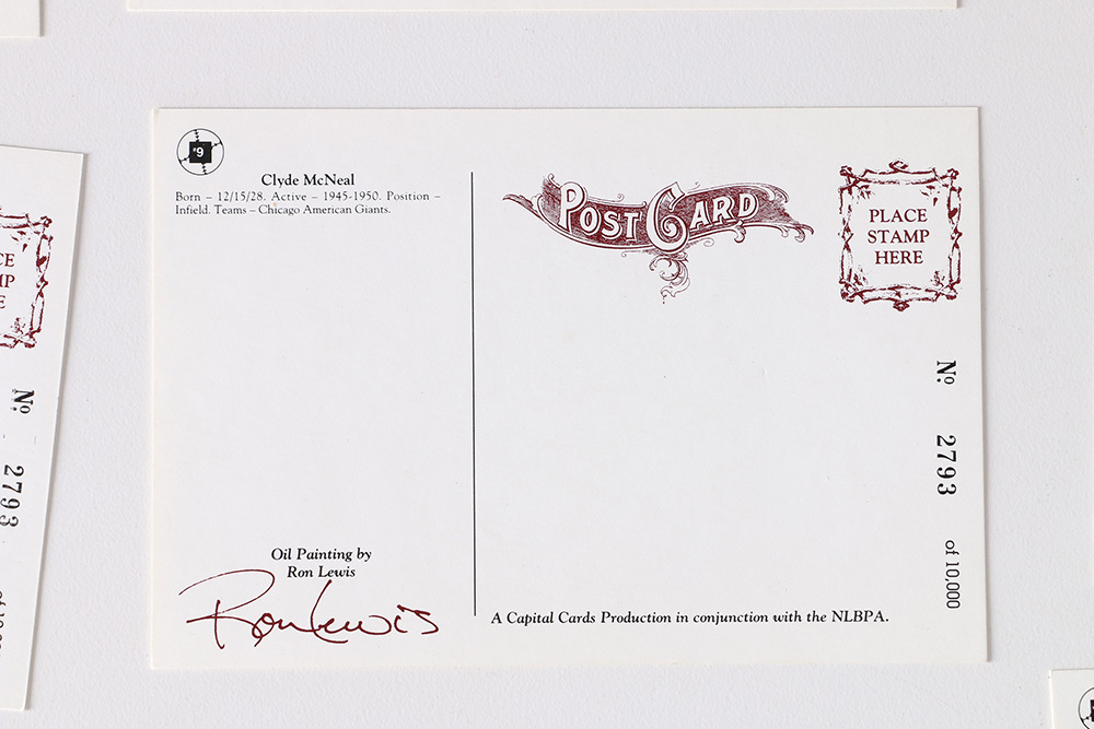 Negro League Baseball Cards and Postcards