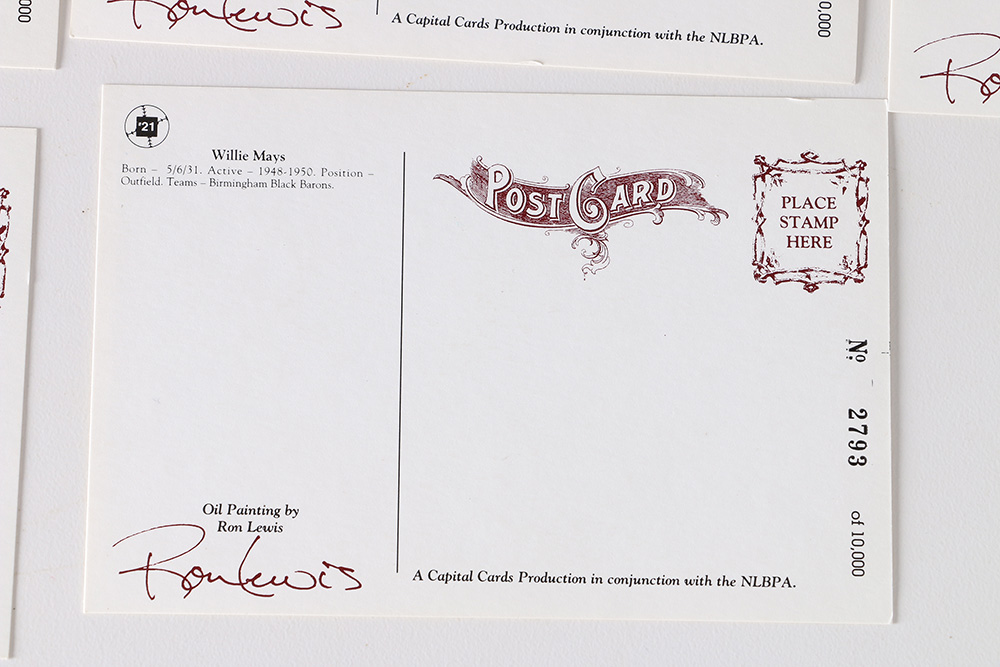 Negro League Baseball Cards and Postcards