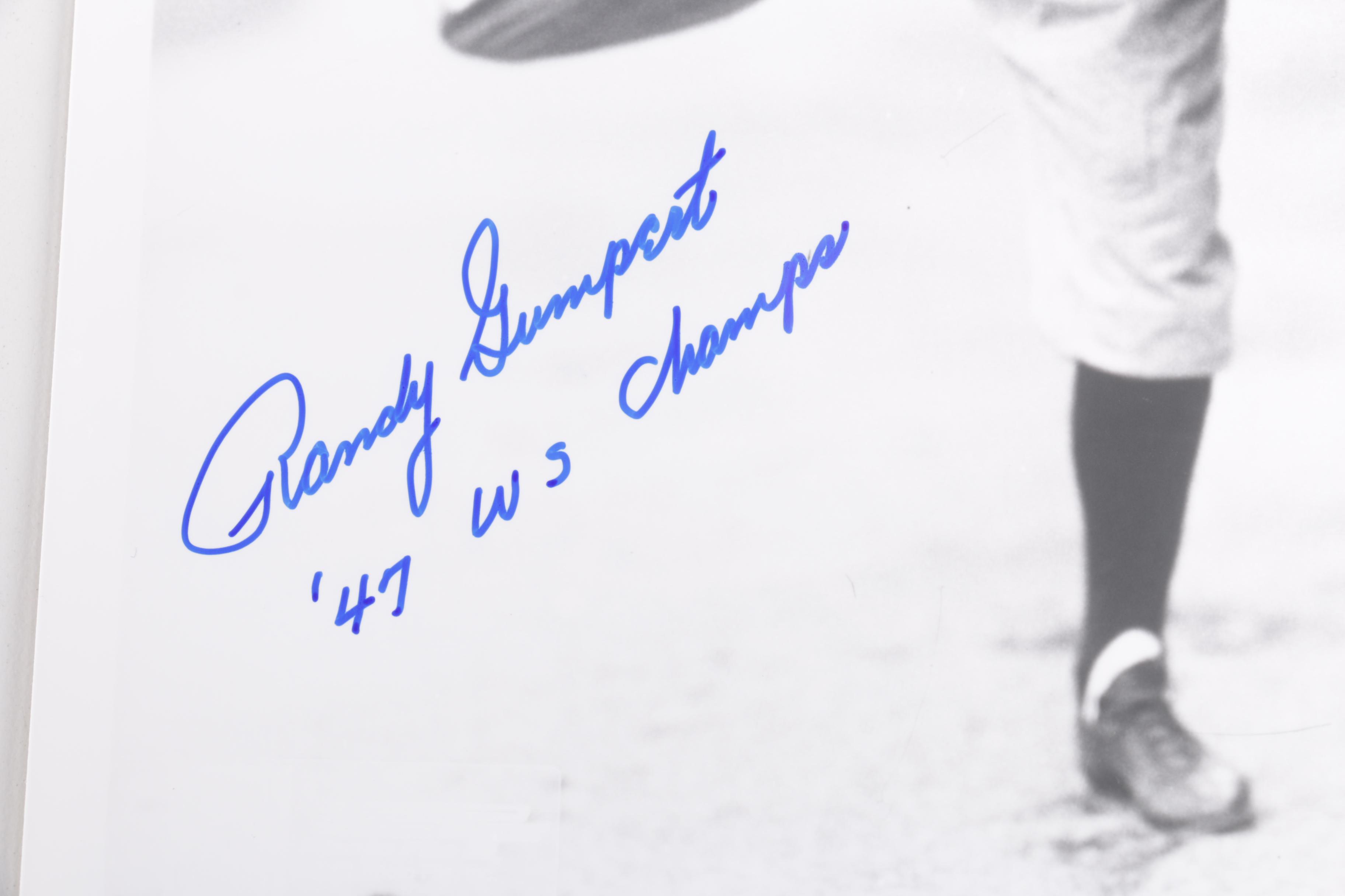 Randy Gumpert Autographed Photograph