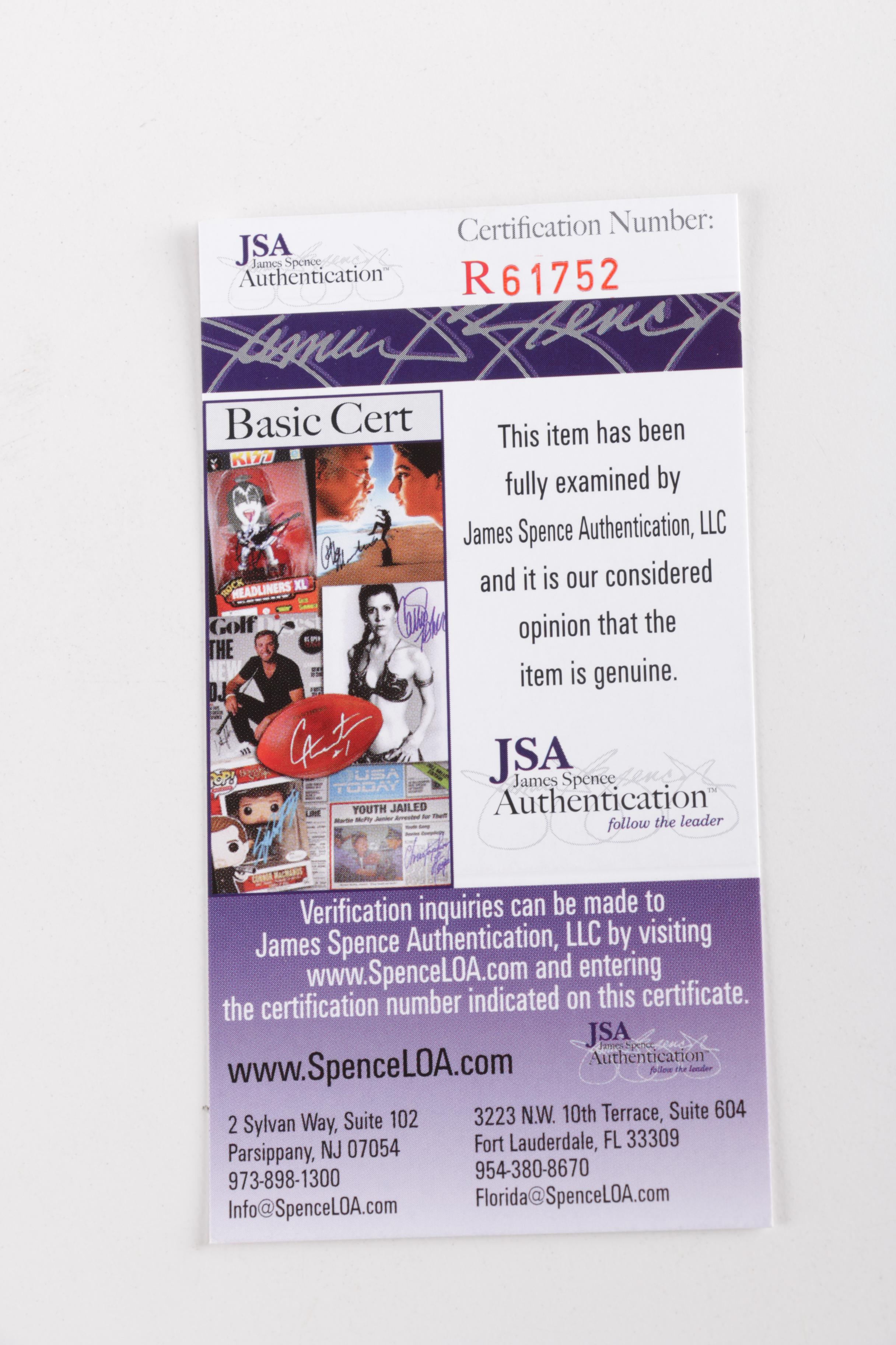 Autographed 1996 Rangers Program Ivan "Pudge" Rodriguez