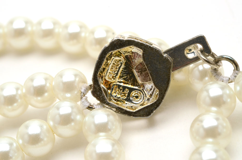 Group of Faux Pearl Necklaces and Costume Jewelry