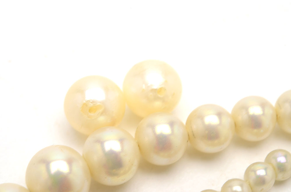 Group of Faux Pearl Necklaces and Costume Jewelry