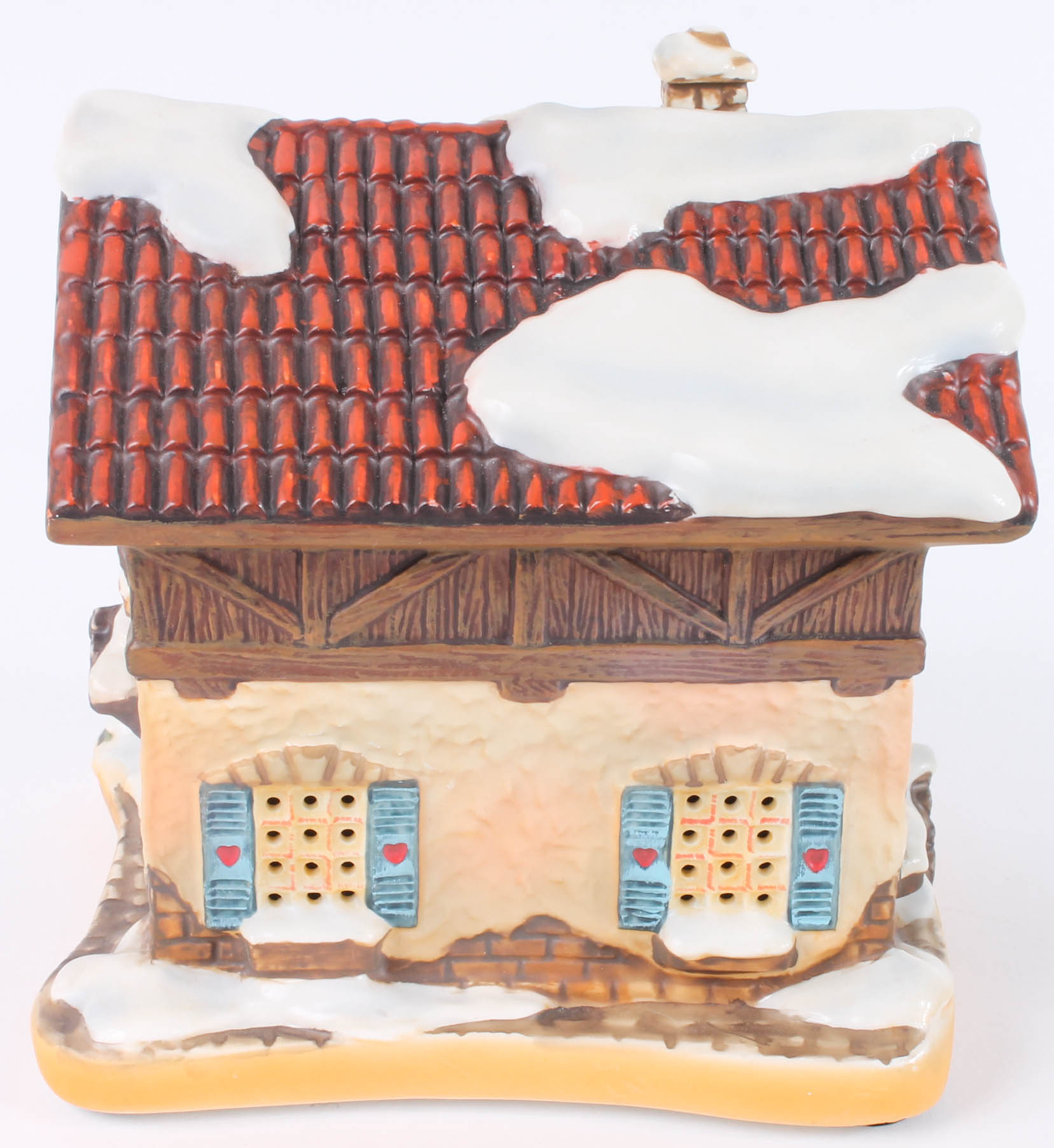 Three Hummel Christmas Village Building Figurines