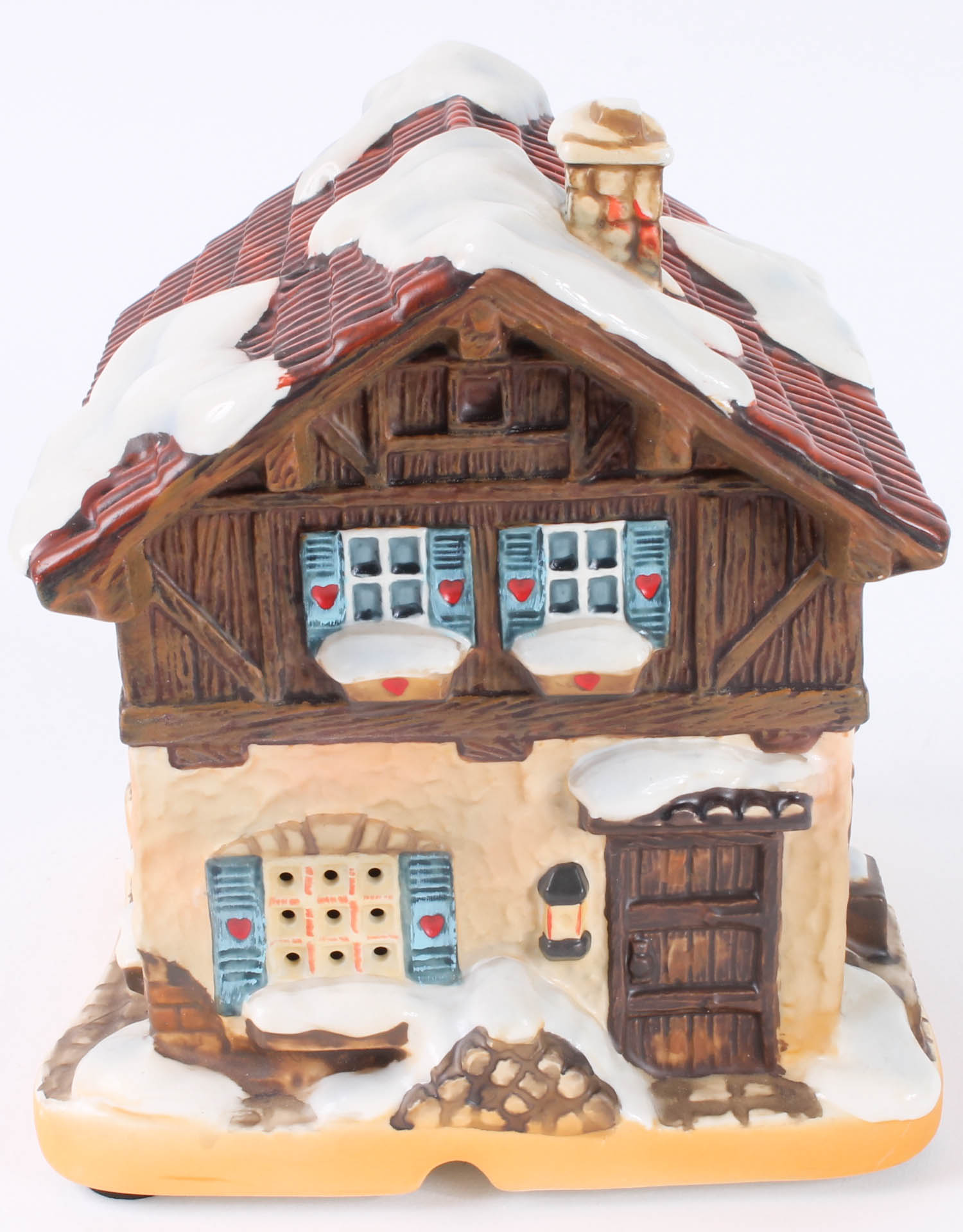 Three Hummel Christmas Village Building Figurines
