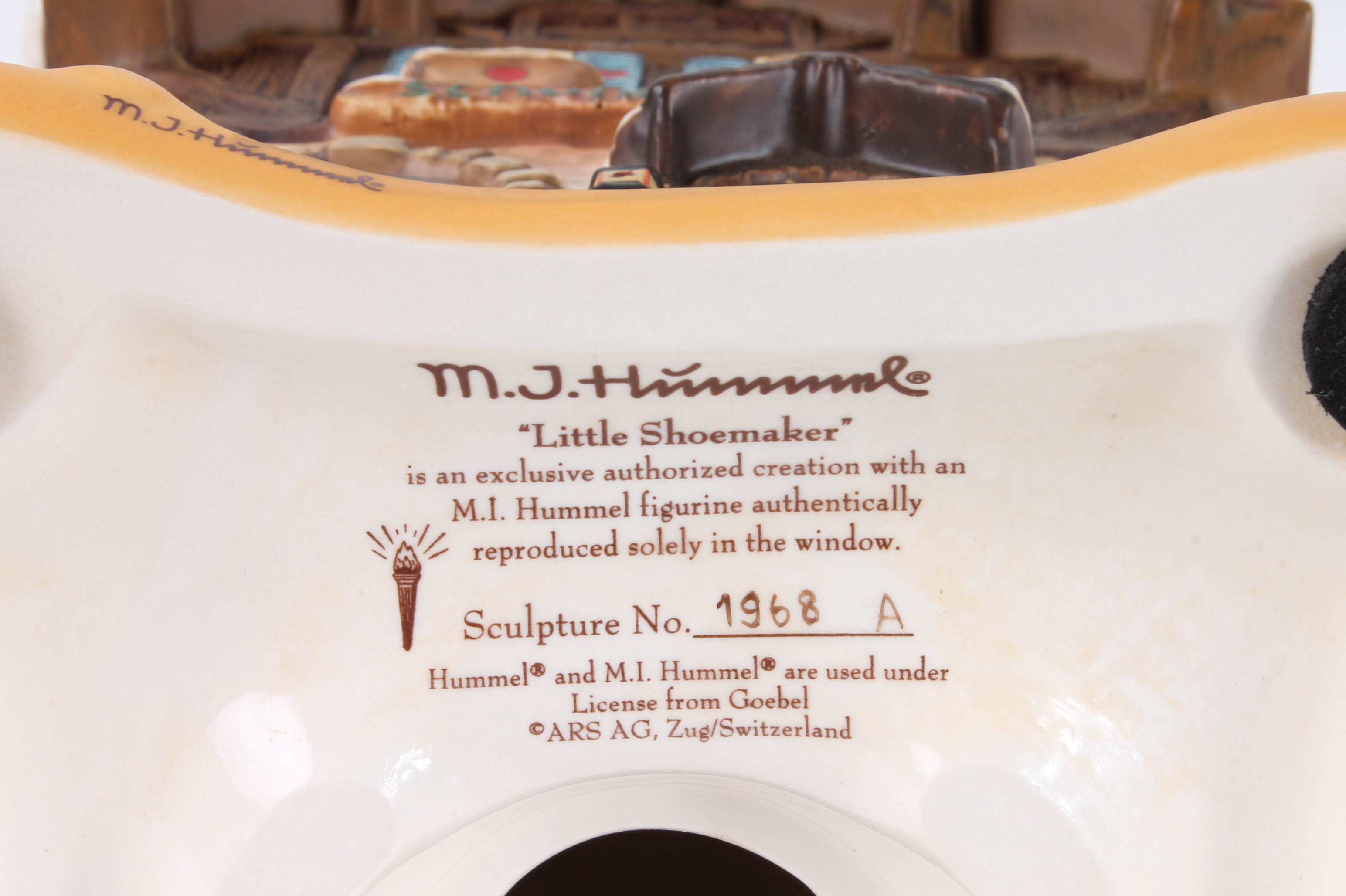 Three Hummel Christmas Village Building Figurines