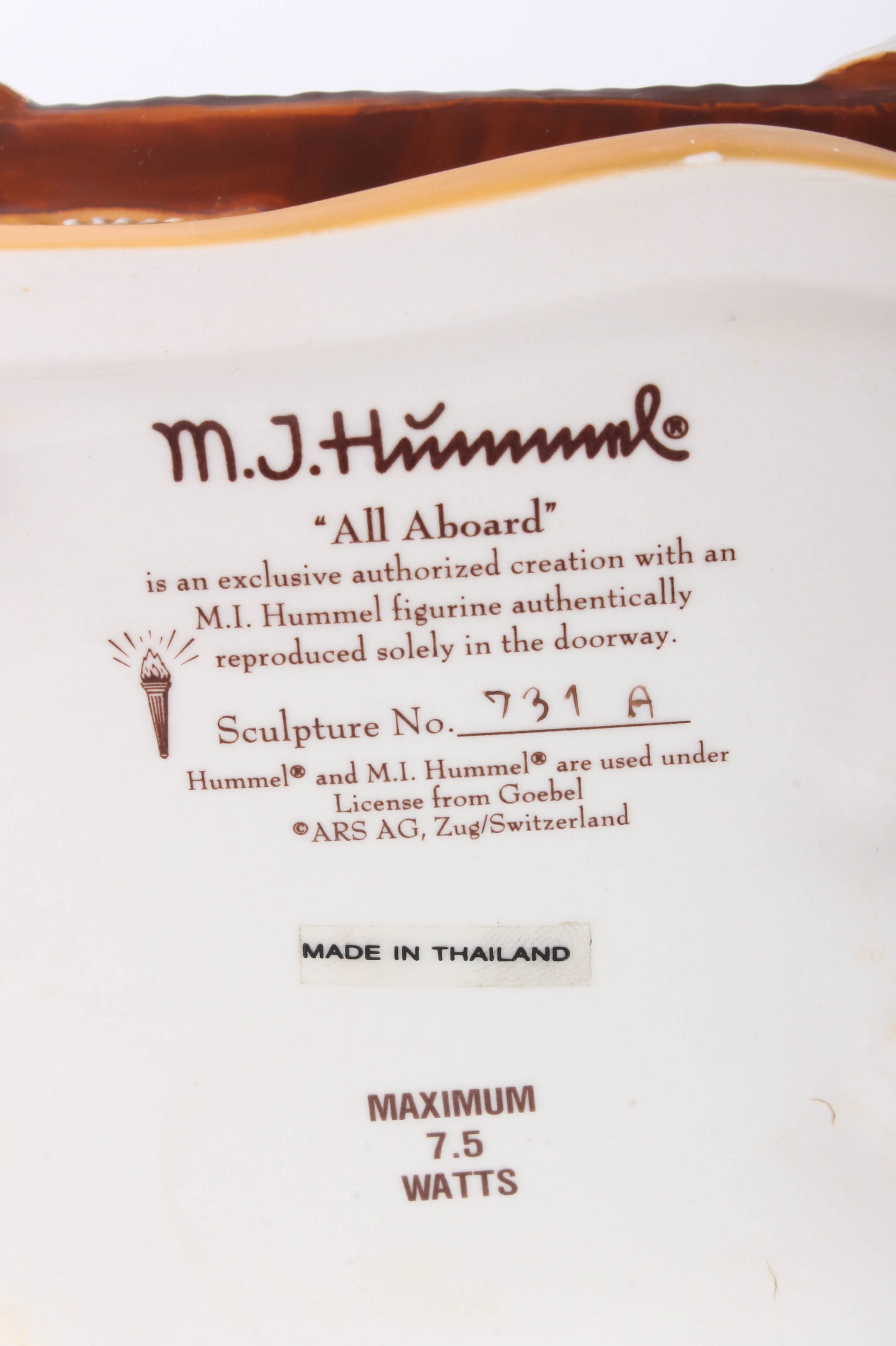 Three Hummel Christmas Village Building Figurines