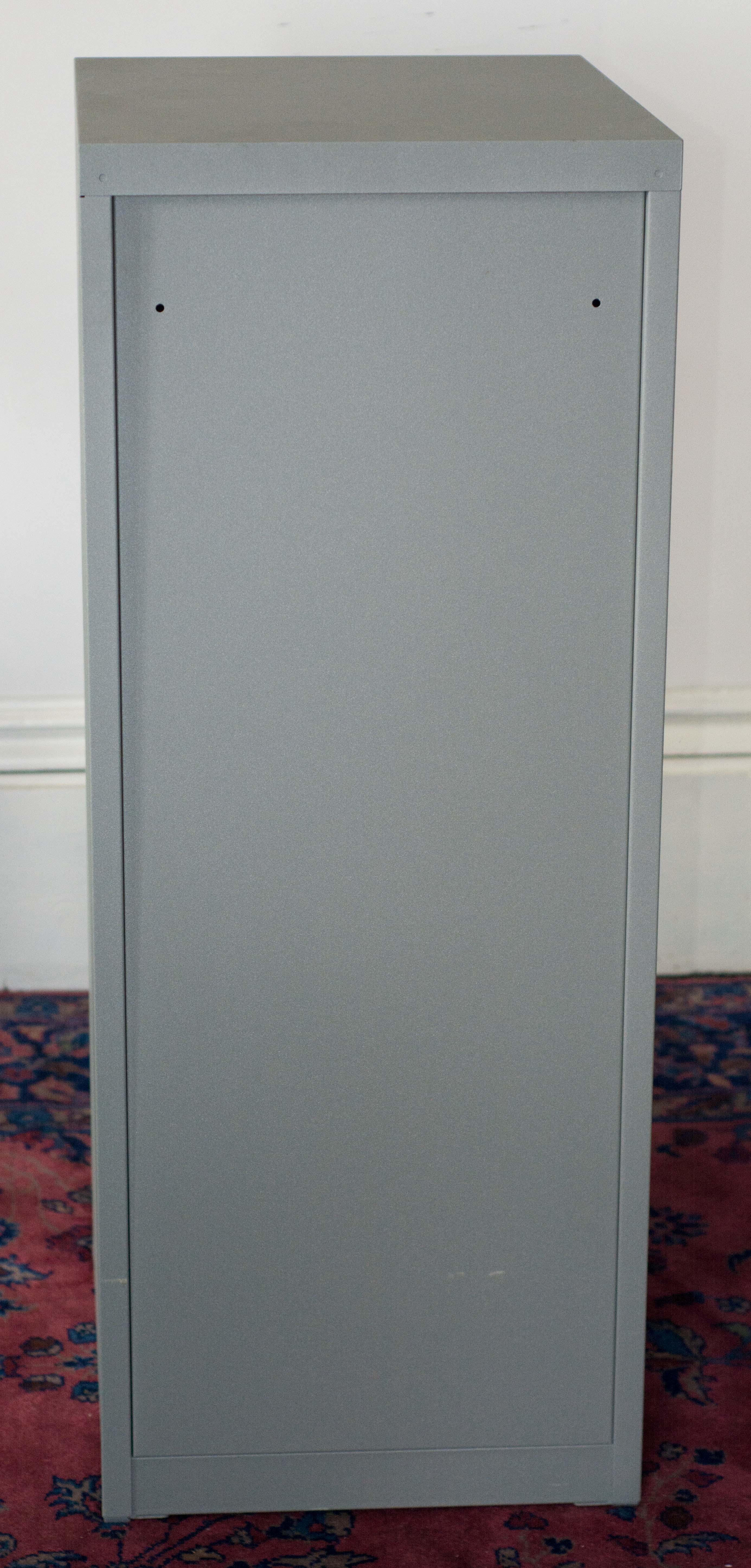 Locking Vertical File Cabinet and Cash Box