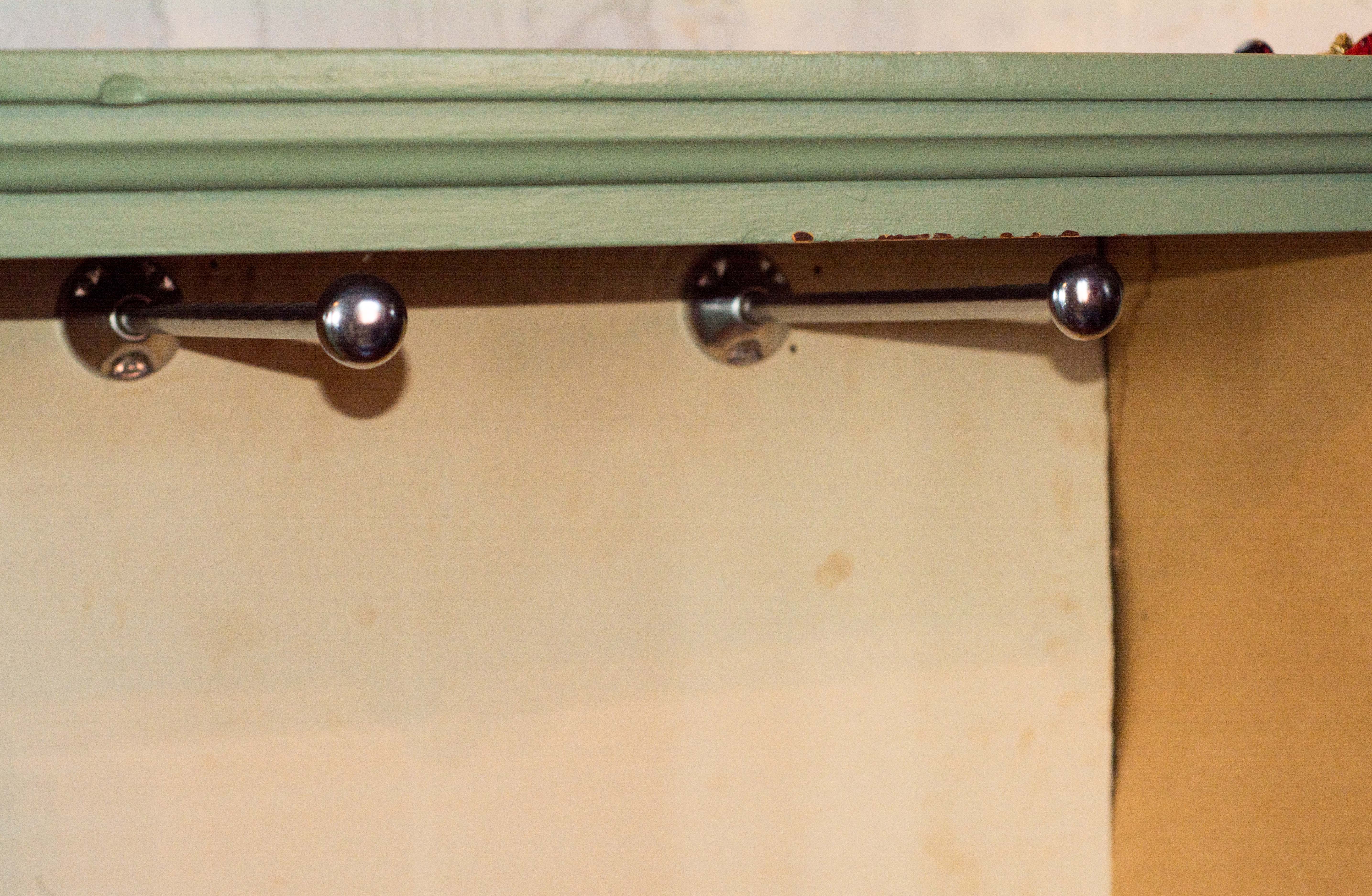 Vintage Green Storage Cabinet