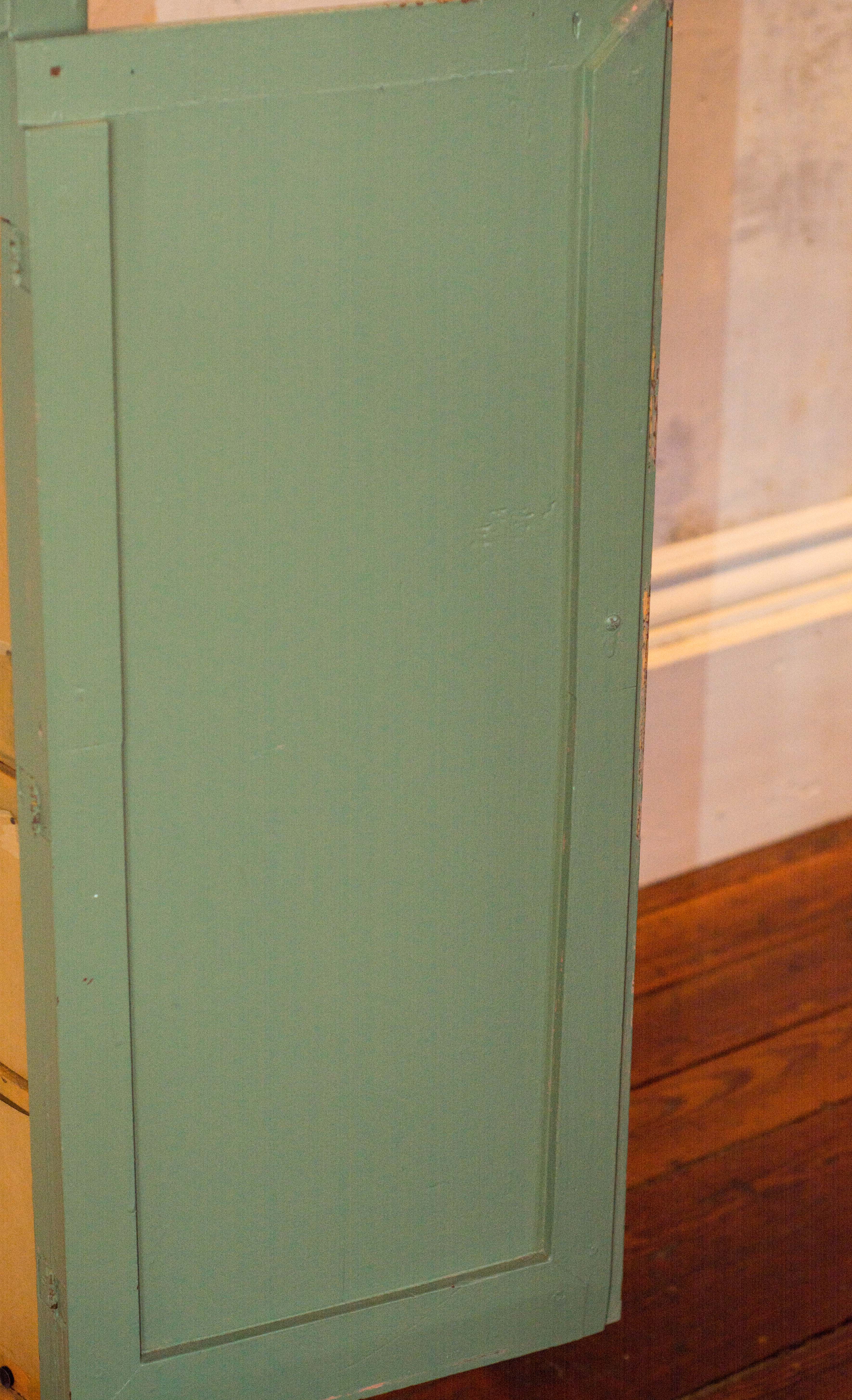 Vintage Green Storage Cabinet