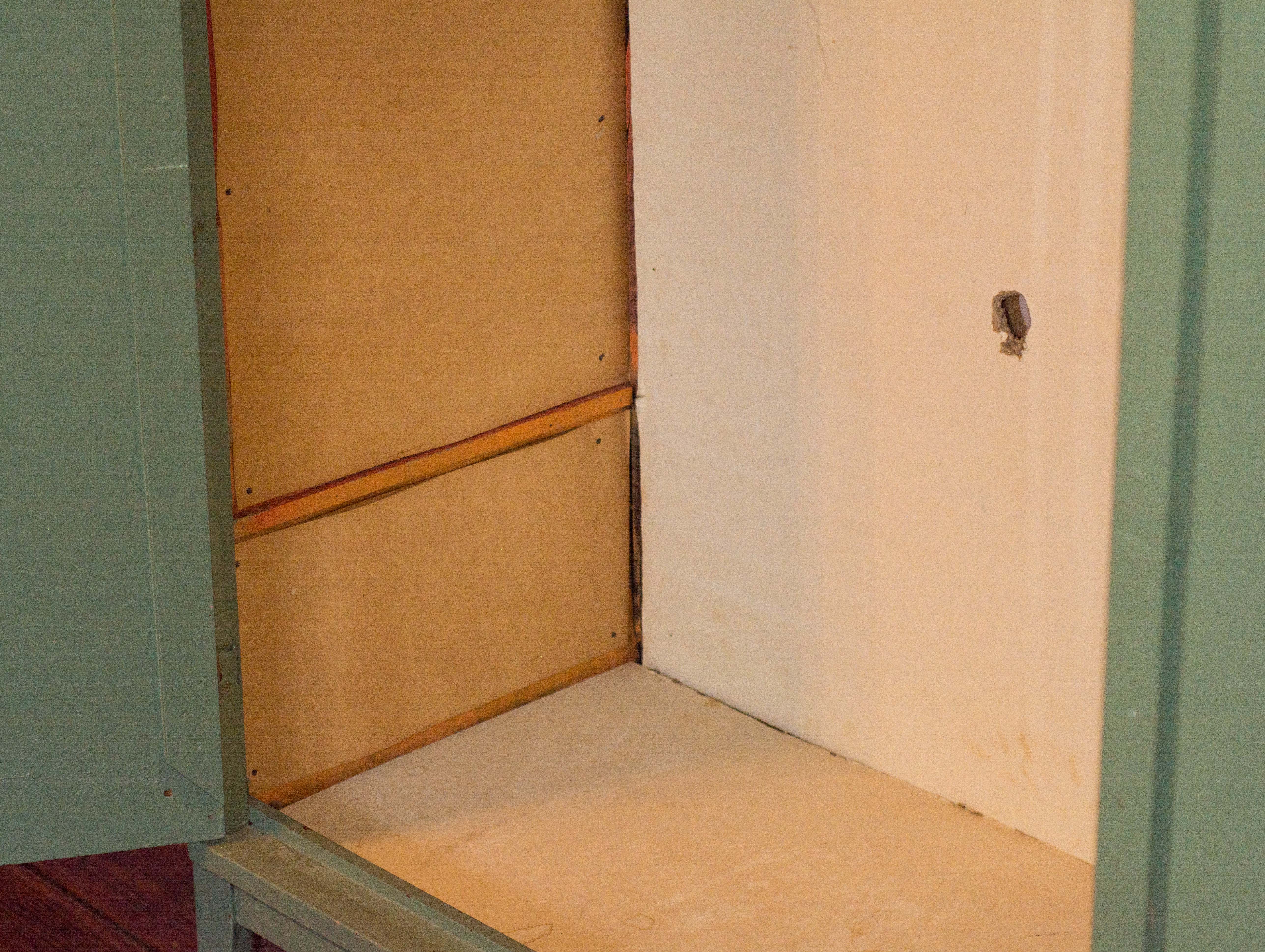 Vintage Green Storage Cabinet