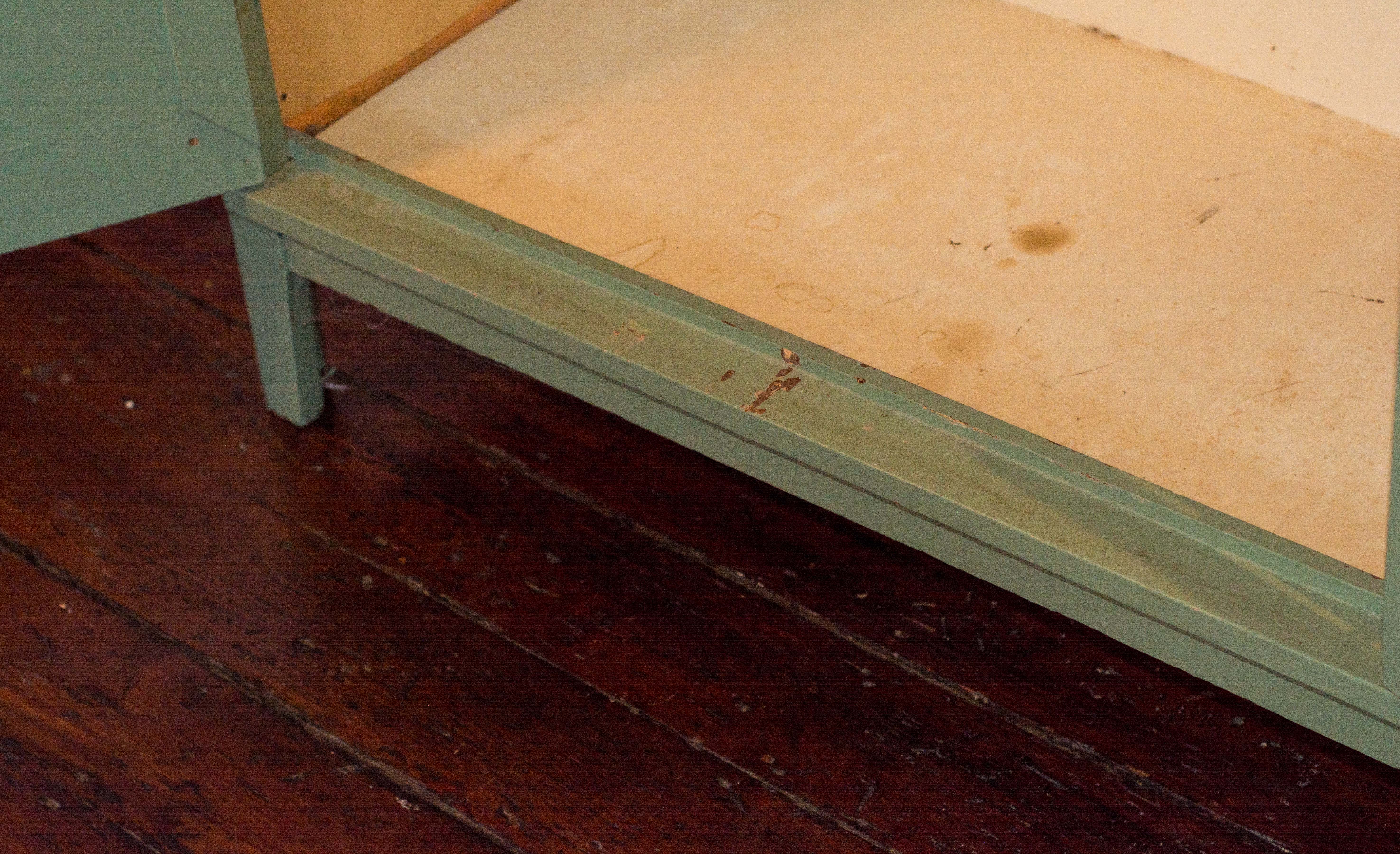 Vintage Green Storage Cabinet