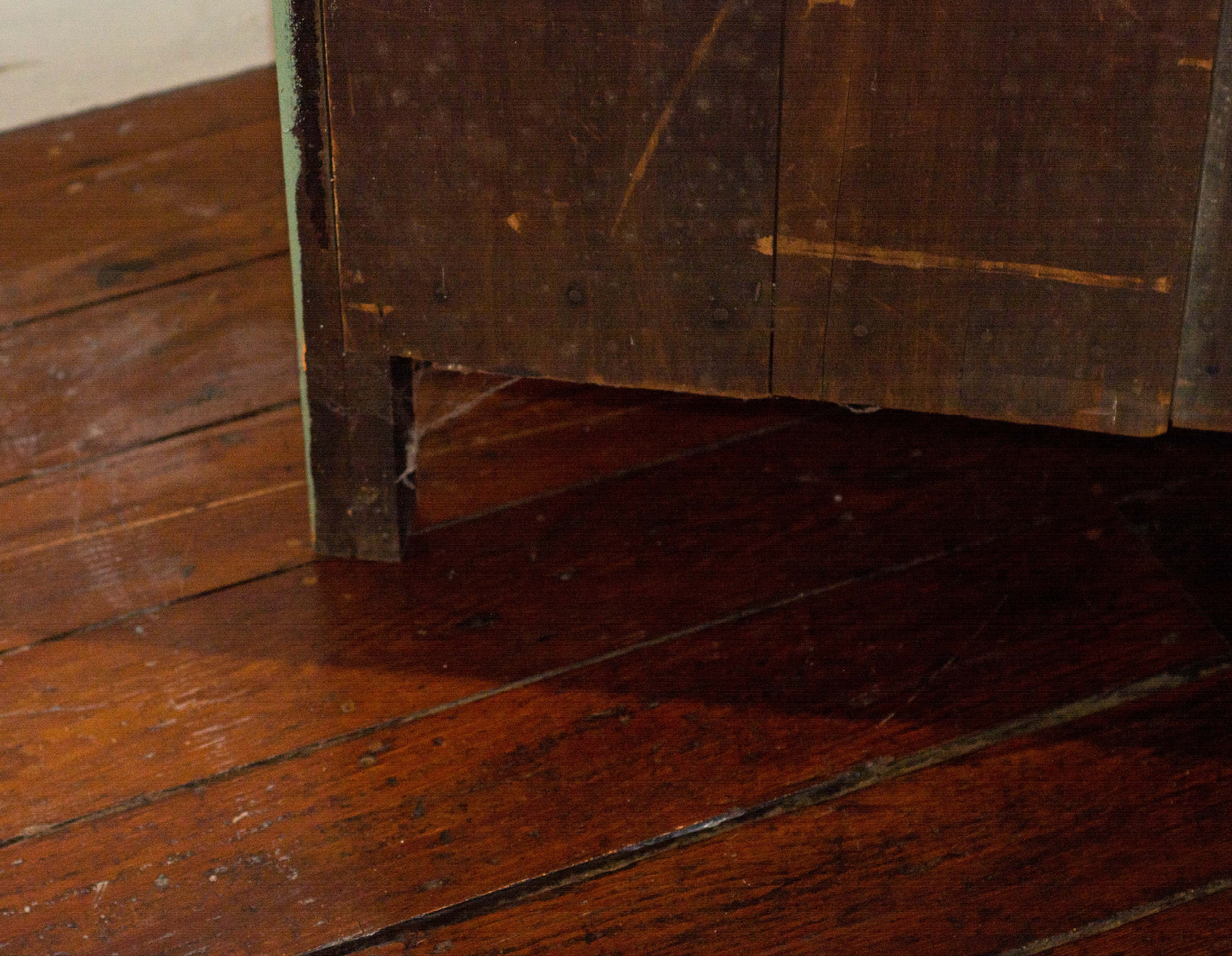 Vintage Green Storage Cabinet