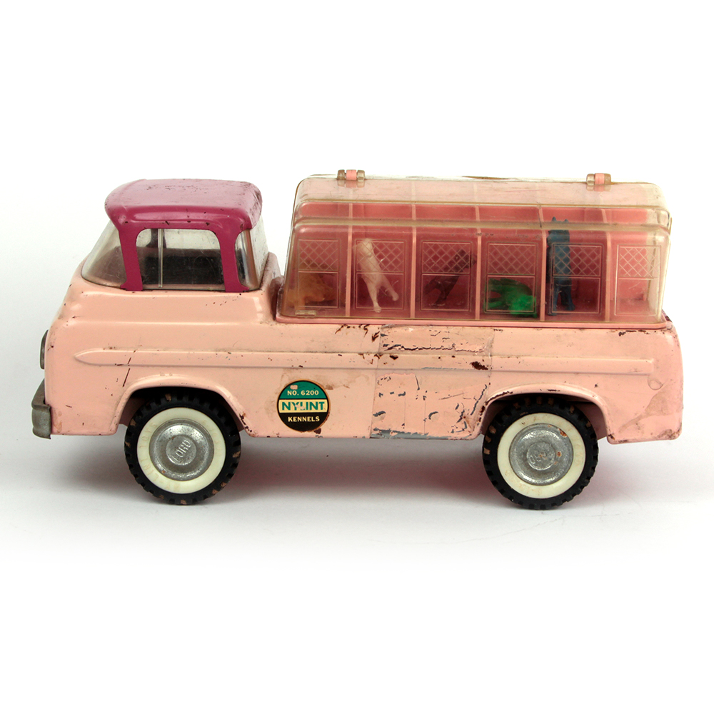 Vintage Nylint Ford Econoline Dog Kennel Truck