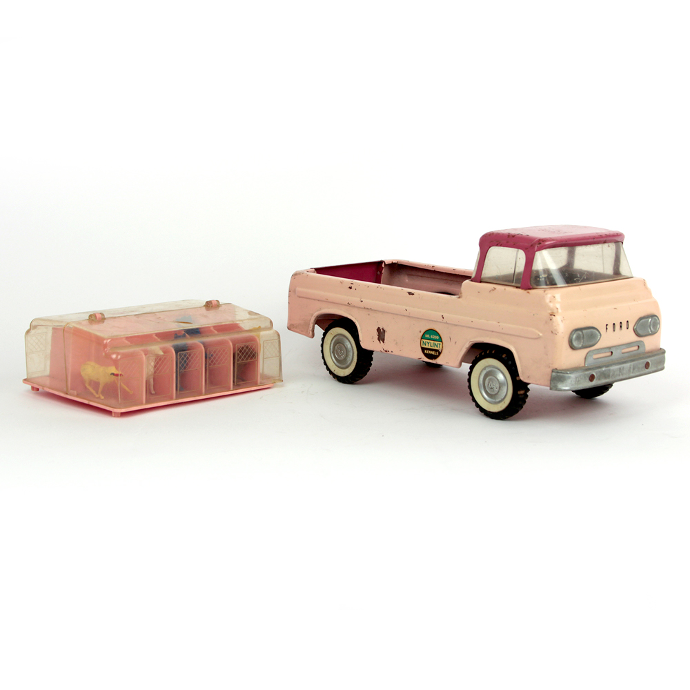 Vintage Nylint Ford Econoline Dog Kennel Truck