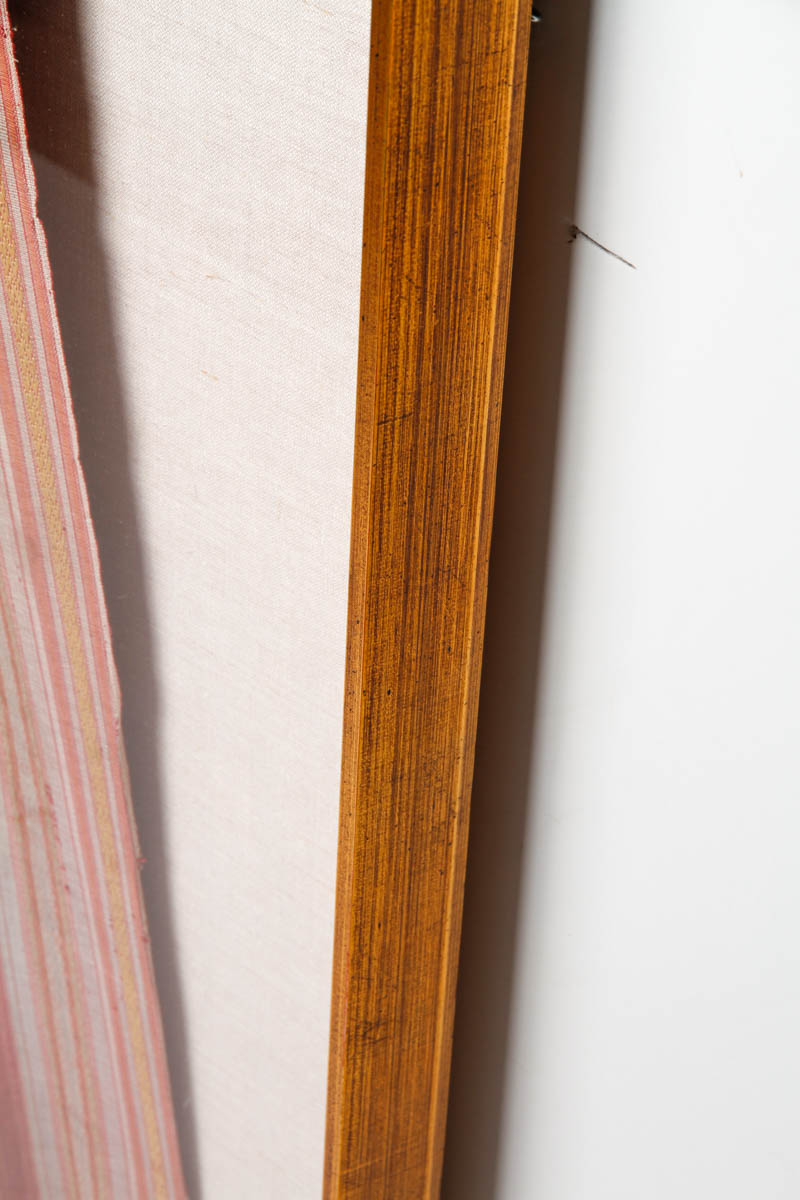 Framed Handwoven Persian Fabric