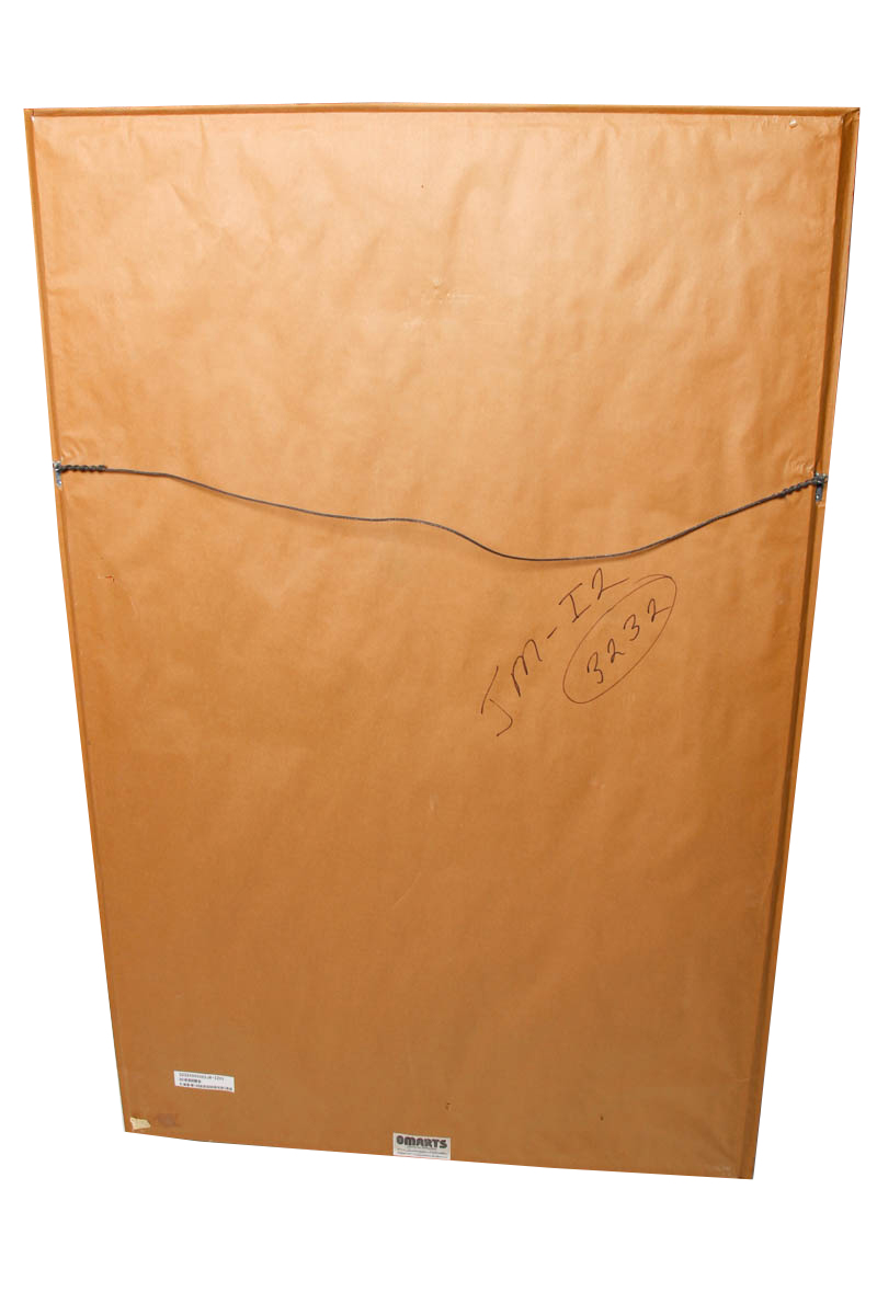 Framed Handwoven Persian Fabric