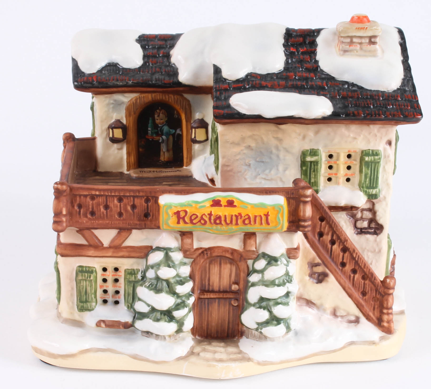 "Winter Comfort" and "Village Bakery" Hummel Christmas Village Buildings