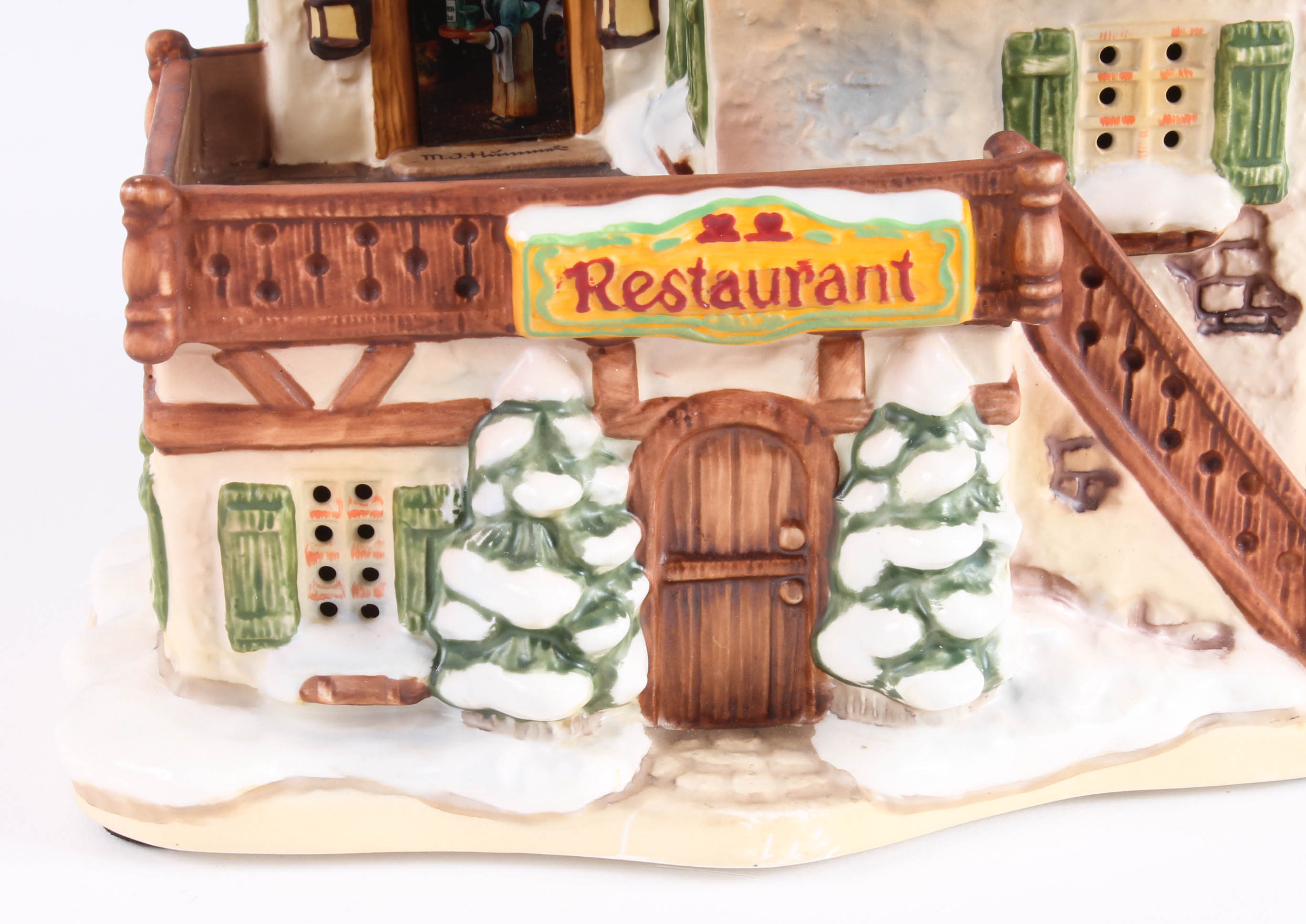 "Winter Comfort" and "Village Bakery" Hummel Christmas Village Buildings