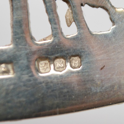 Three Themed Sterling Silver Brooches and One Bracelet