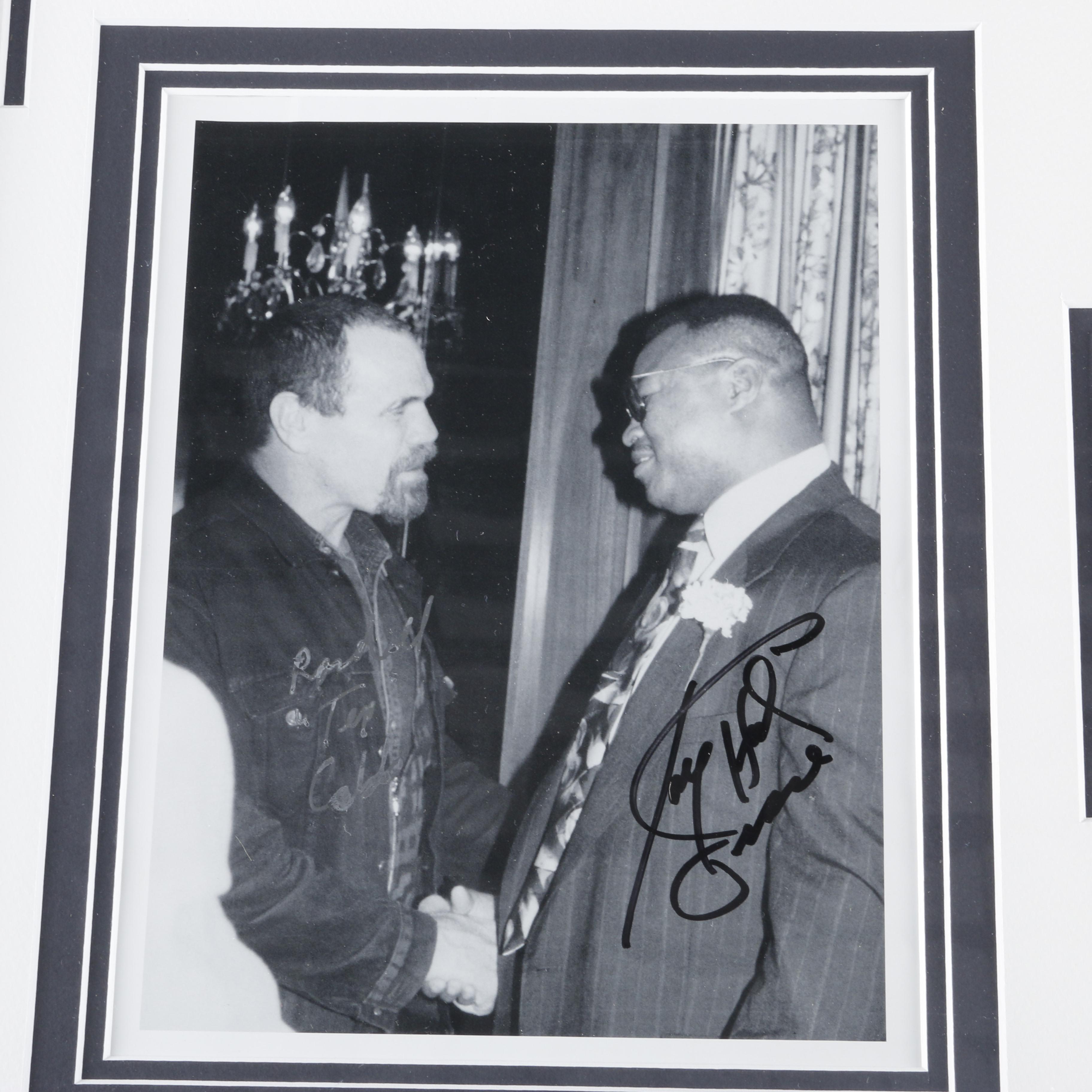 Authenticated Larry Holmes and Randall "Tex" Cobb Signed Memorabilia
