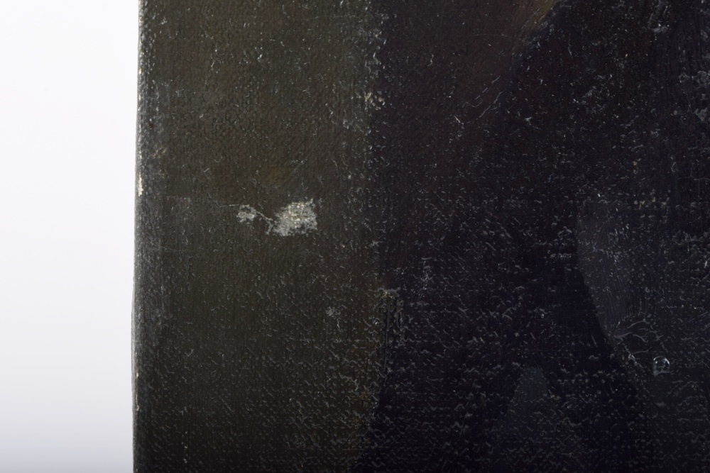 Original Oil Portrait of Gray Haired Woman by Emily B Waite