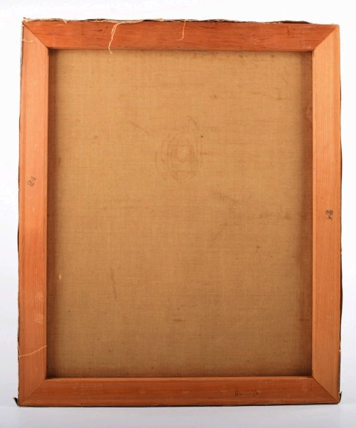 Original Oil Portrait of Gray Haired Woman by Emily B Waite