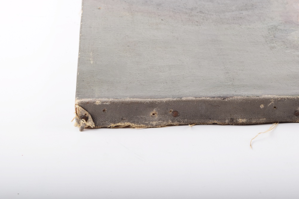 Original Oil Portrait of Gray Haired Woman by Emily B Waite