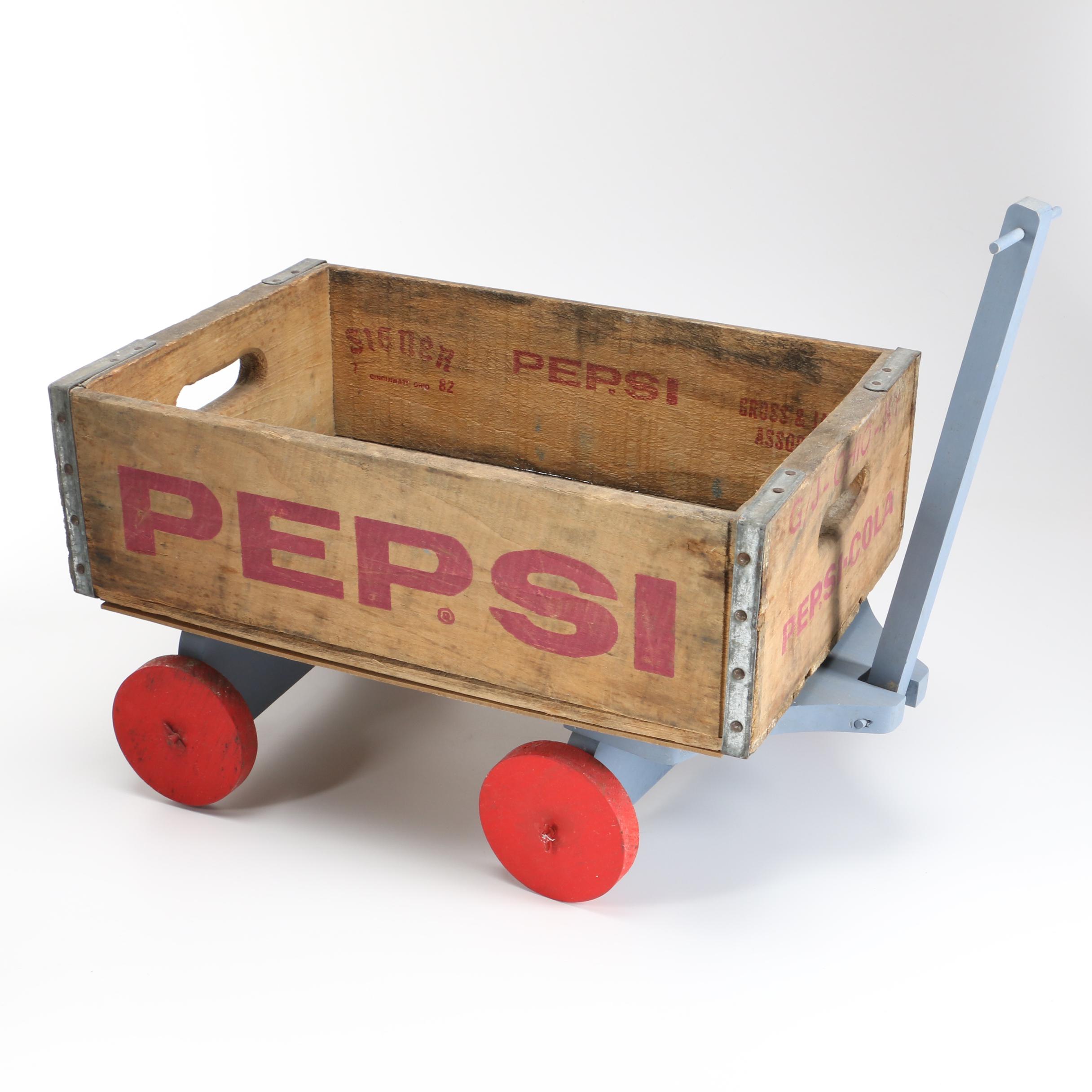 Vintage Pepsi Crate Wagon